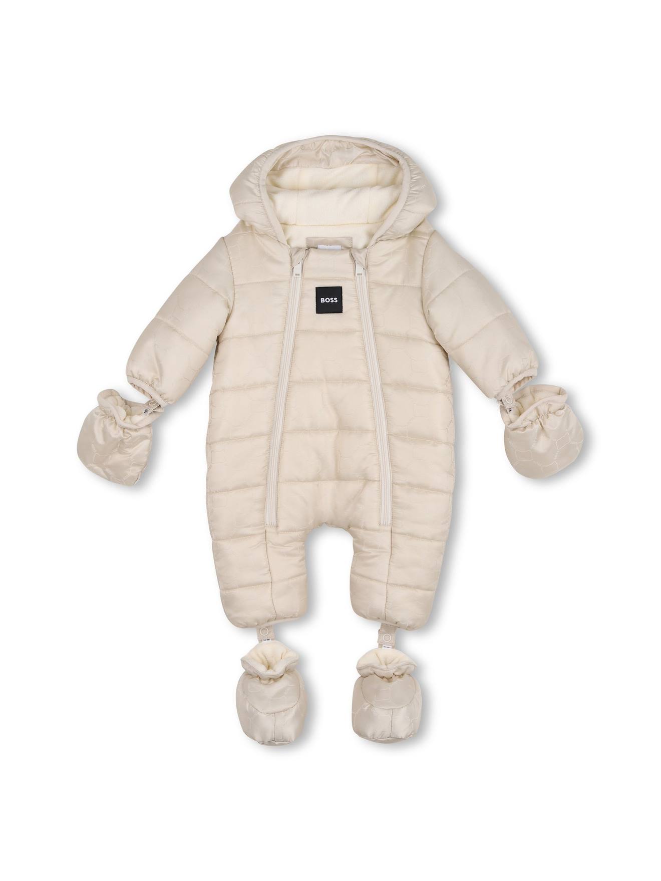 Combinaison Garçon À Capuche Beige
