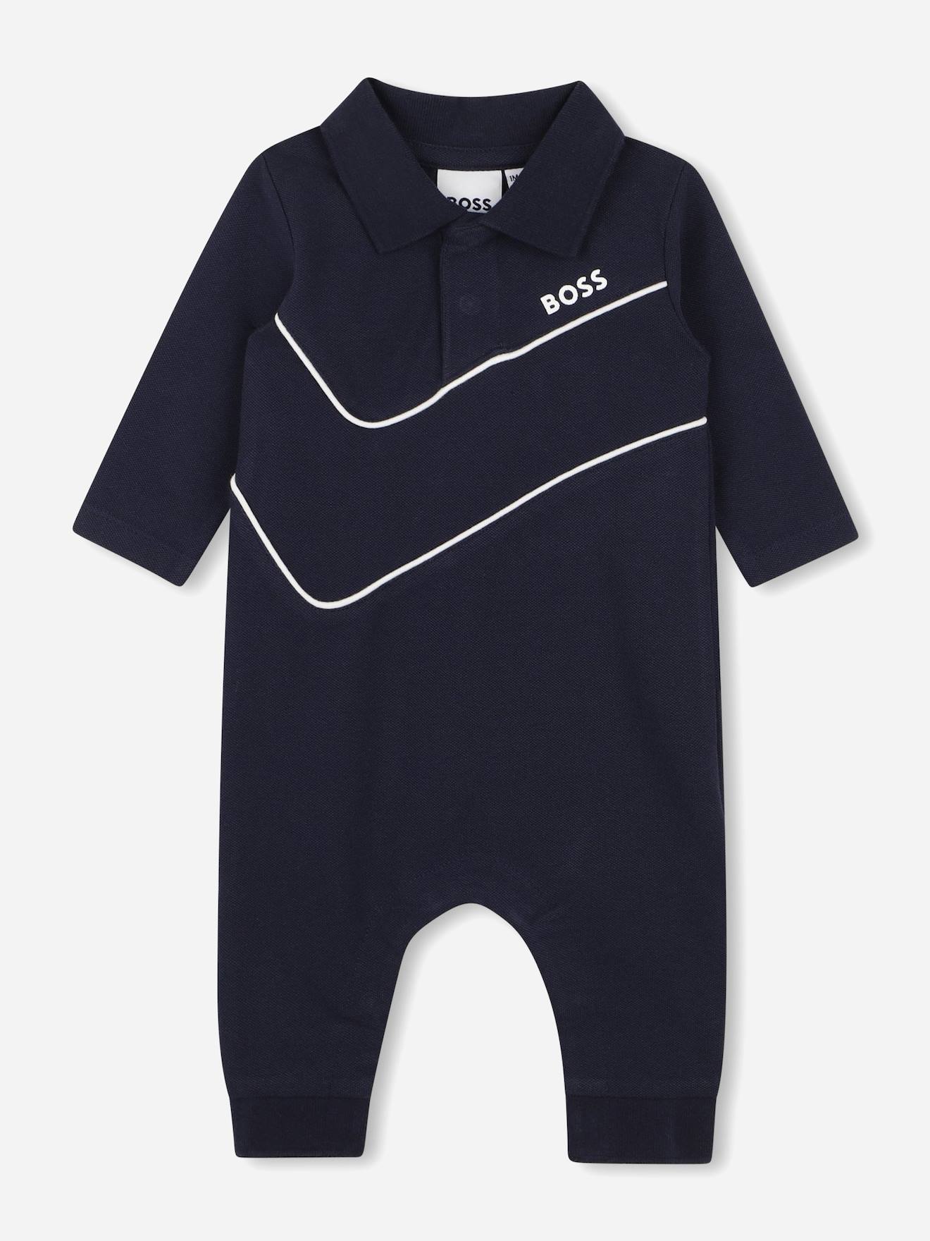 Pyjama Garçon En Coffret Bleu Foncé