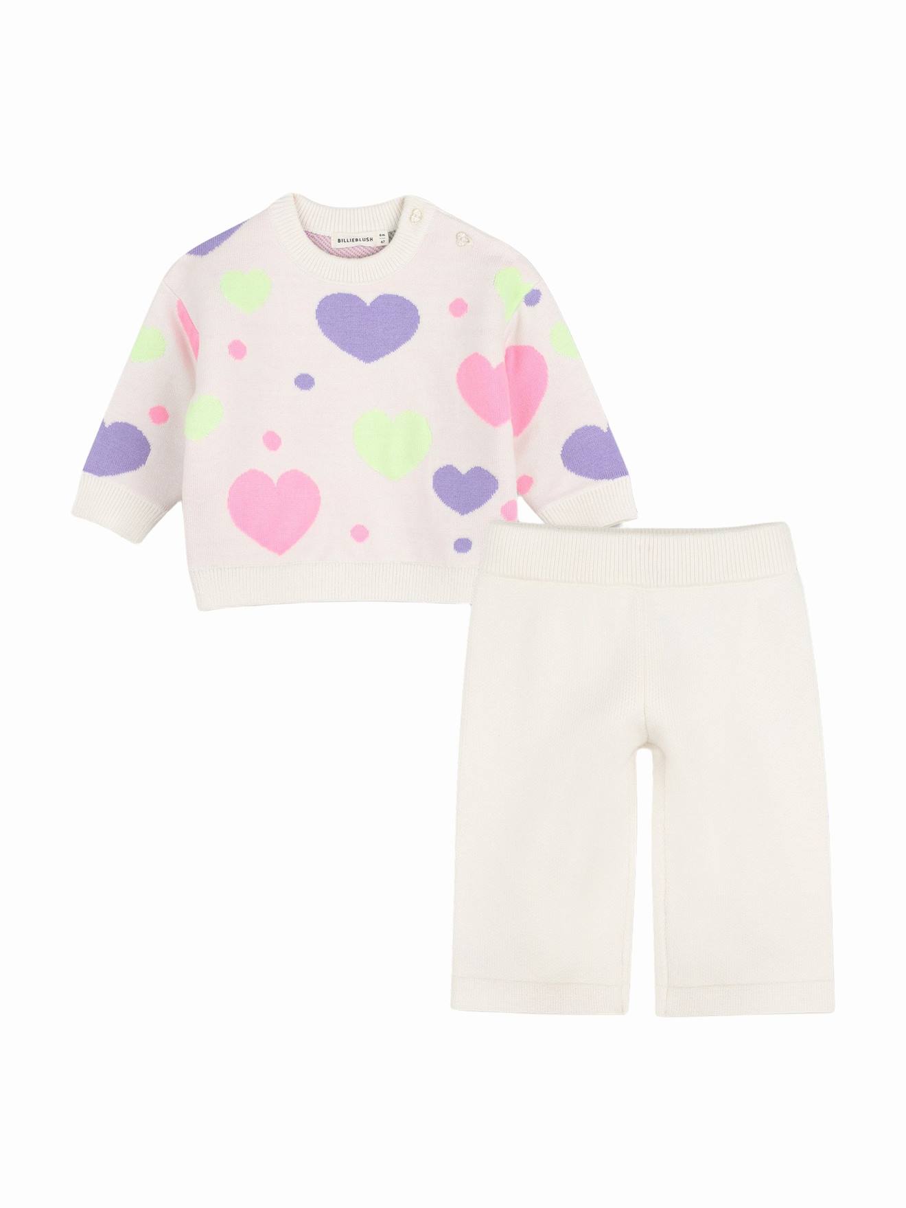 Ensemble Fille 2 Pièces Pull Et Pantalon Pour Bébé Multicouleur