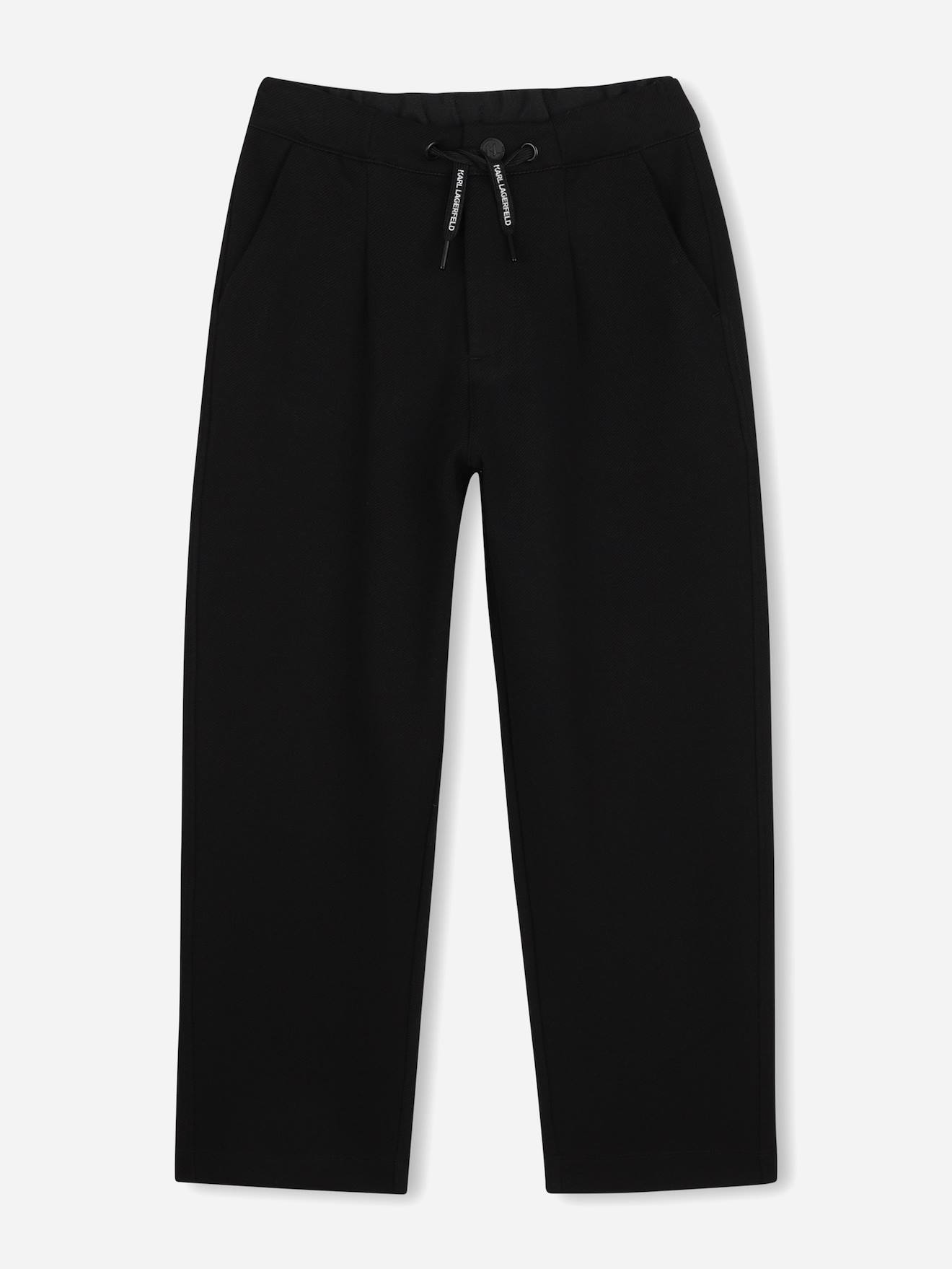 Pantalon Taille Élastique Noir
