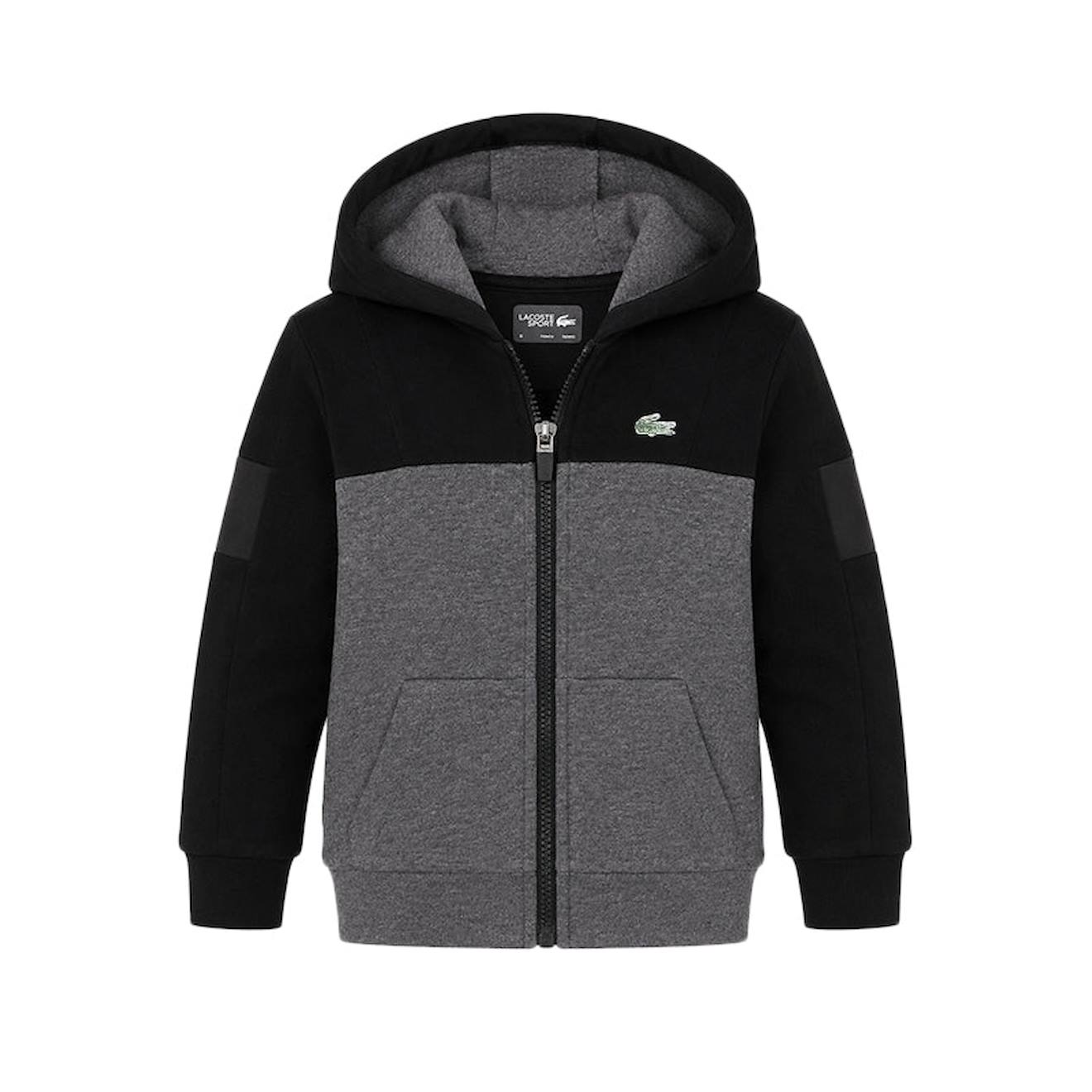 Ensemble De Survêtement Garçon En Coton Gris, Noir.