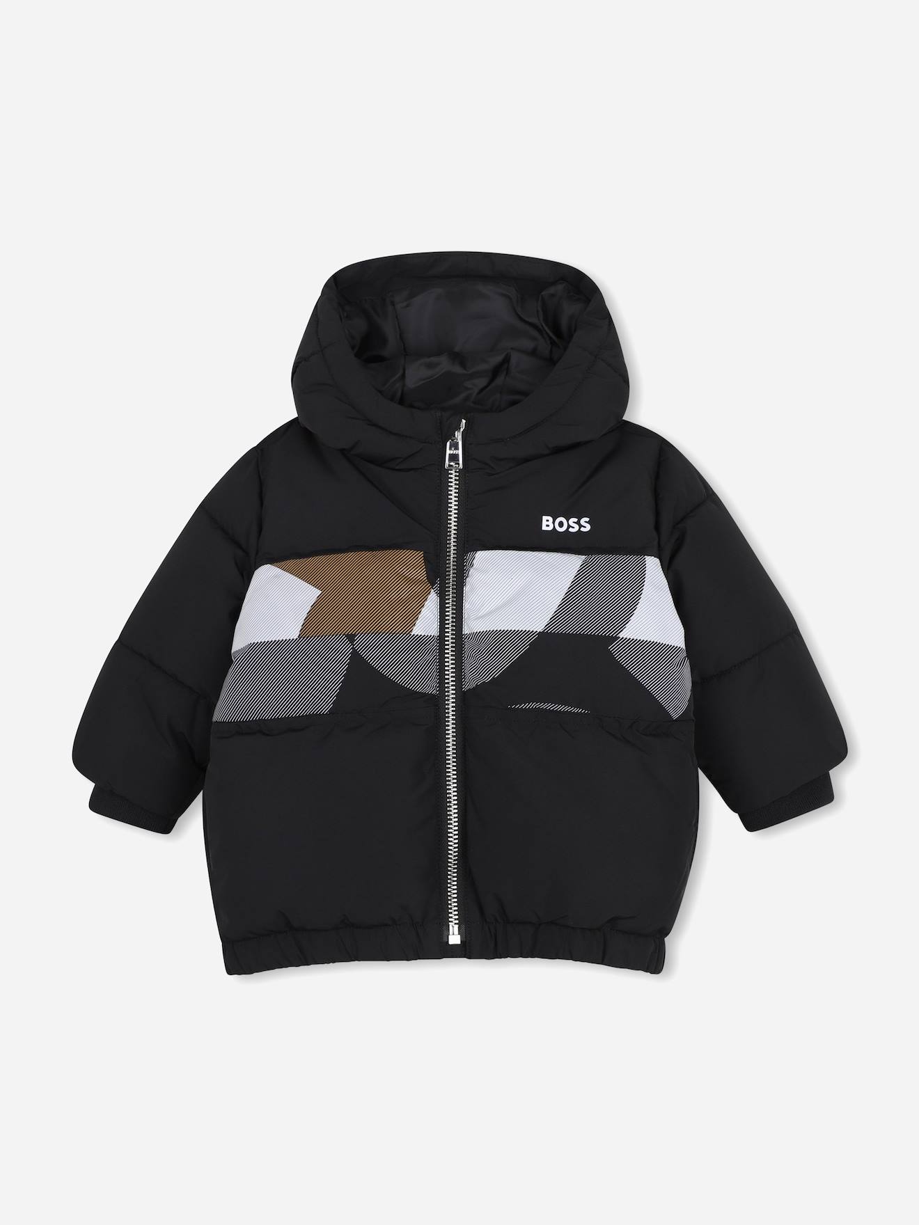 Blouson Garçon À Capuche Noir