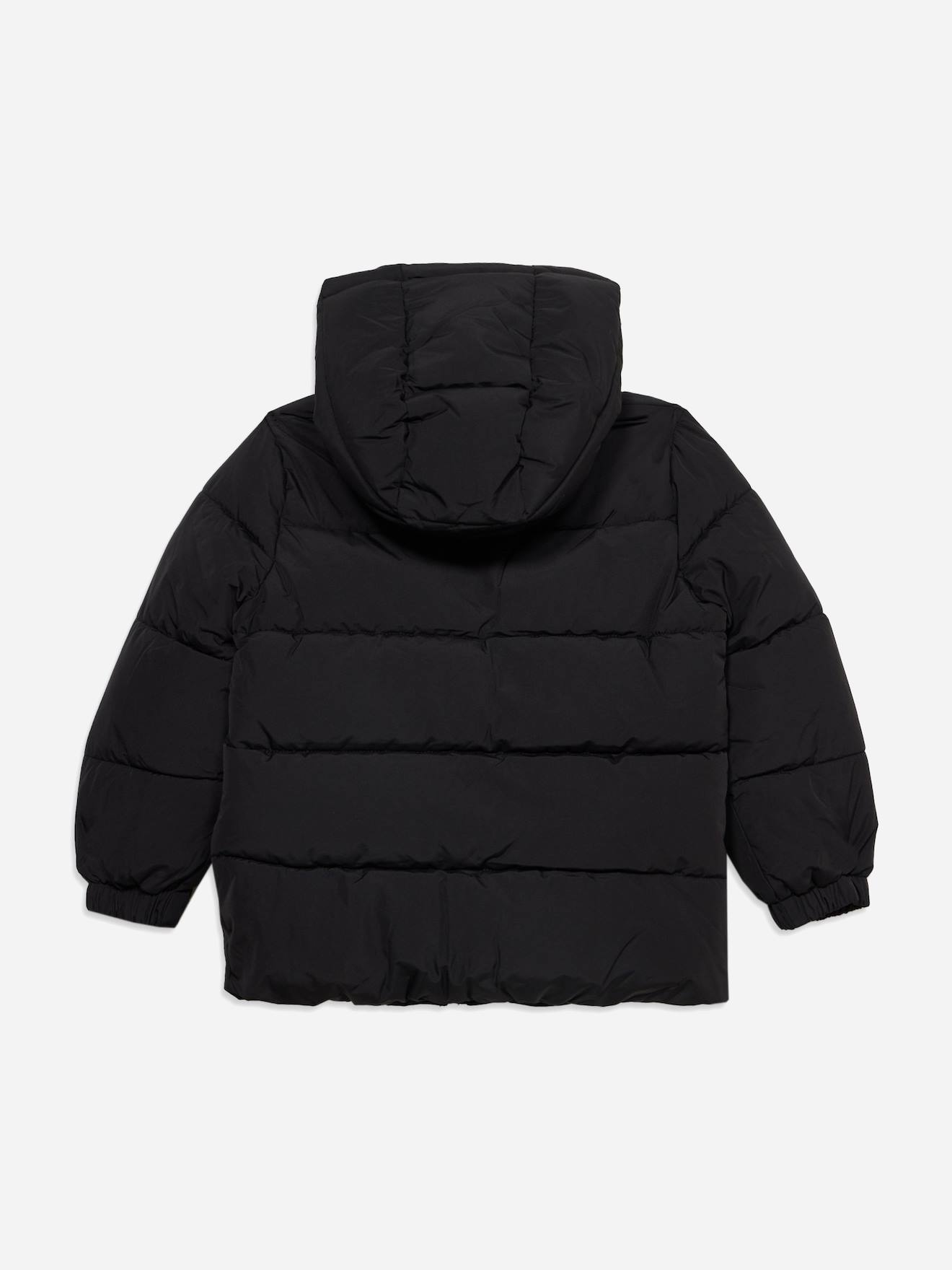 Doudoune Garçon À Capuche Noir