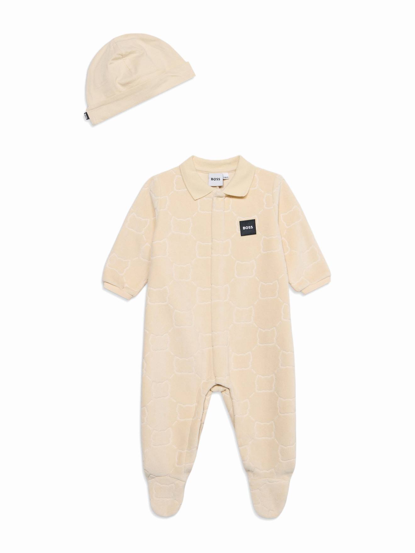 Combinaison Garçon Avec Bonnet Beige
