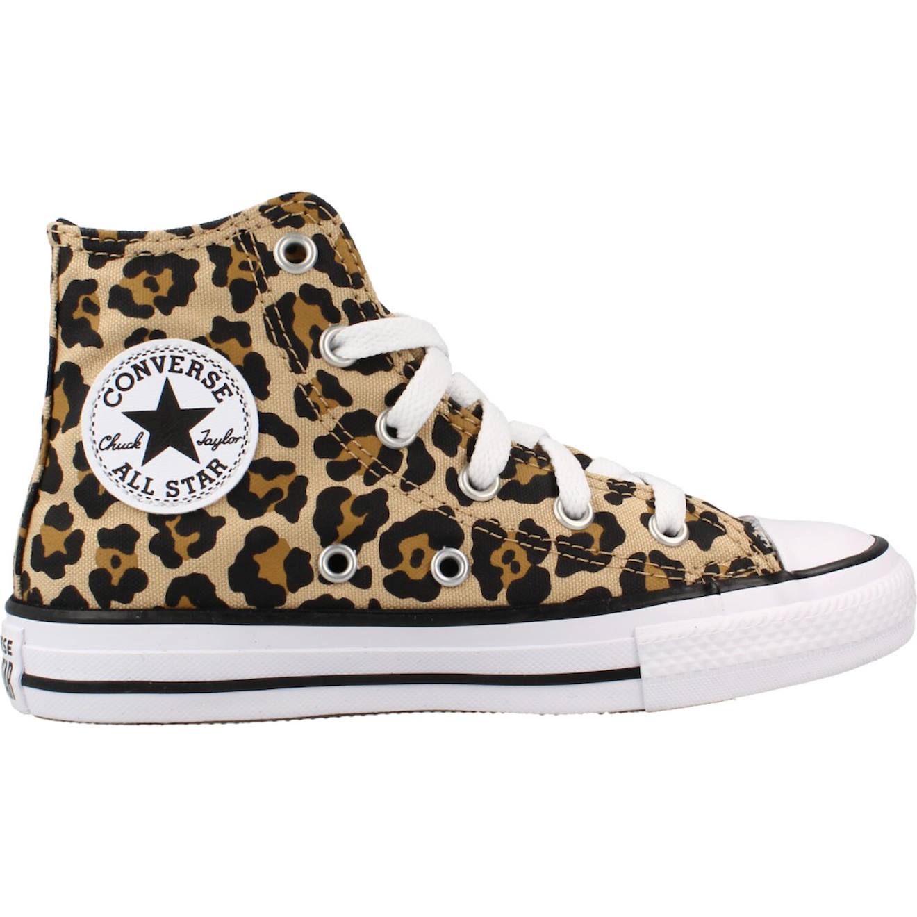 Baskets Enfant Fille En Textile Imprimé Animalier Hnyblk