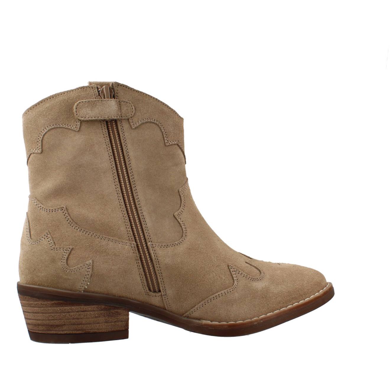 Bottes Enfant Fille En Cuir Brun Clair Bottes Enfant Fille En Cuir Brun Clair