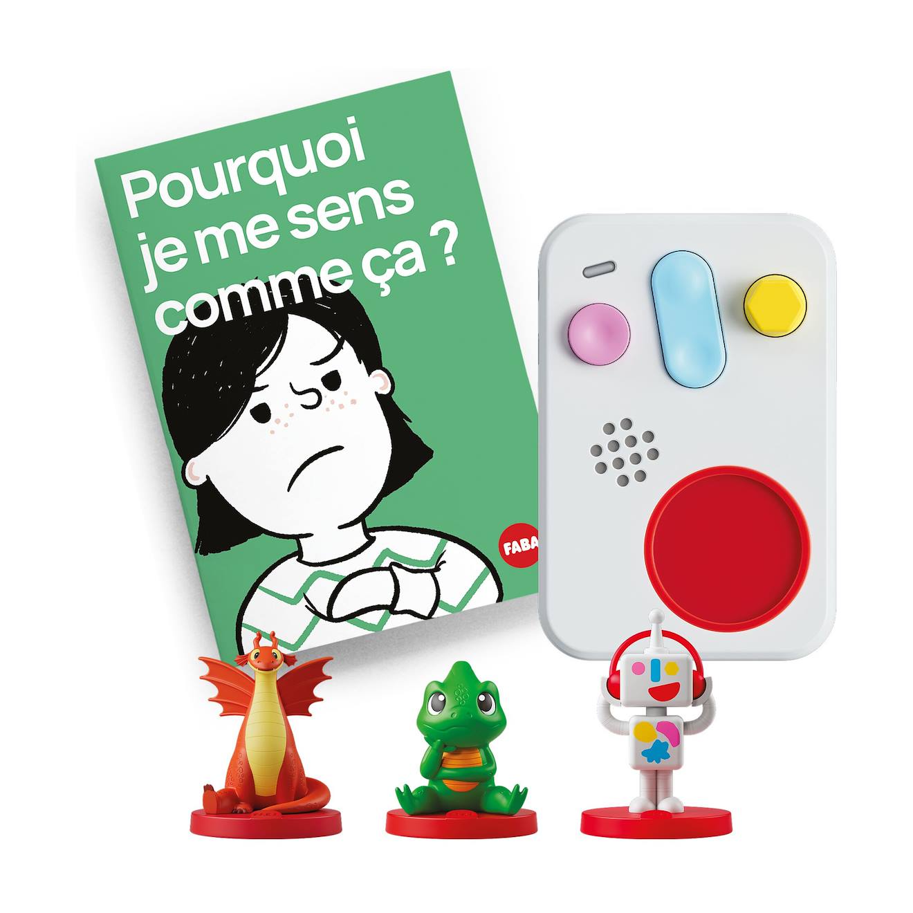 Coffret Conteuse À Histoires Avec 3 Figurines Faba- Un Monde D'émotions Multicolore