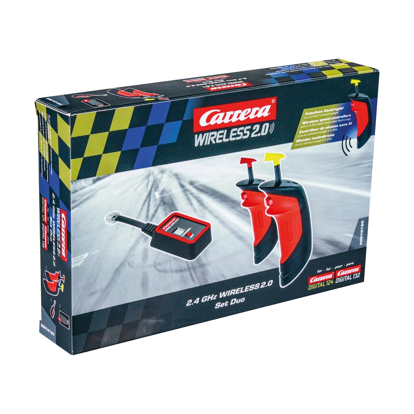 Manettes Sans Fil 2.0 Duo Pour Digital 132/124 Noir Et Rouge