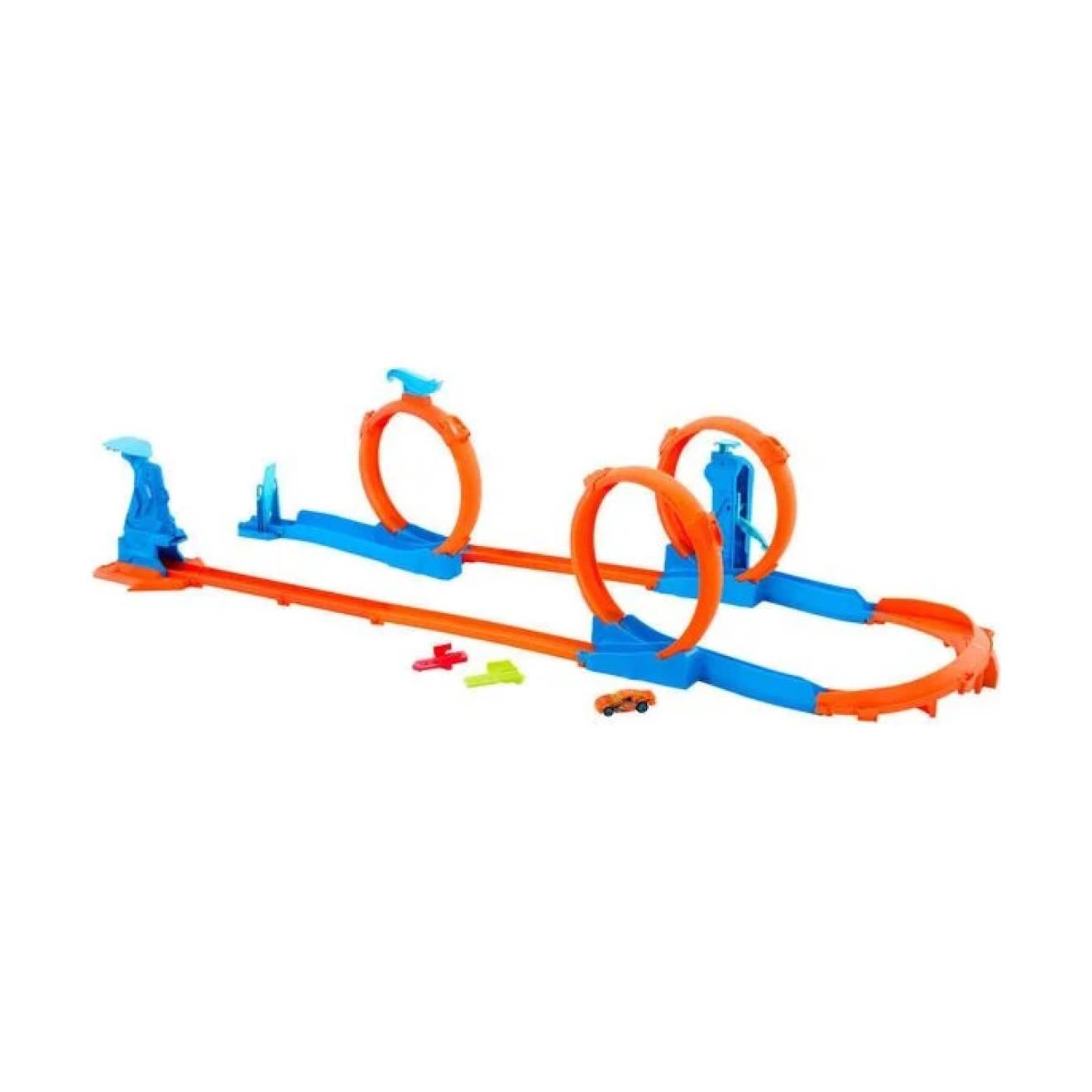Hot Wheels Track Creator : Triple Looping Multicolore
