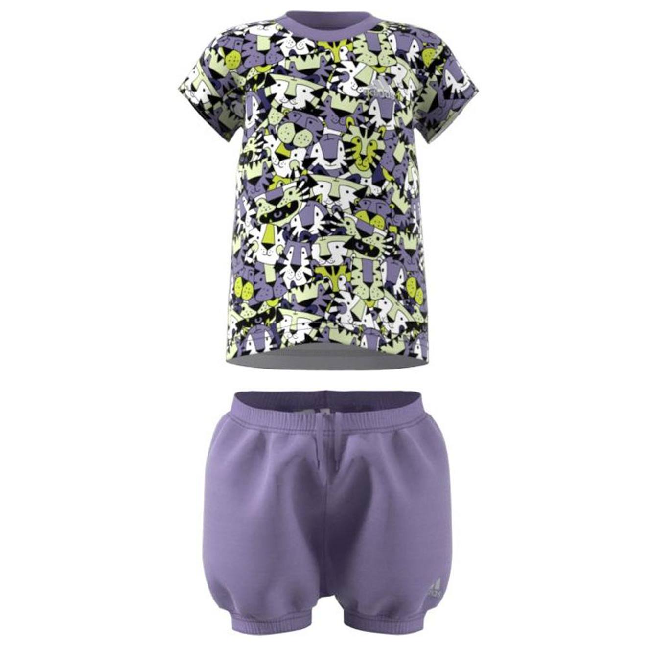Ensemble Enfant Fille Coton Noir