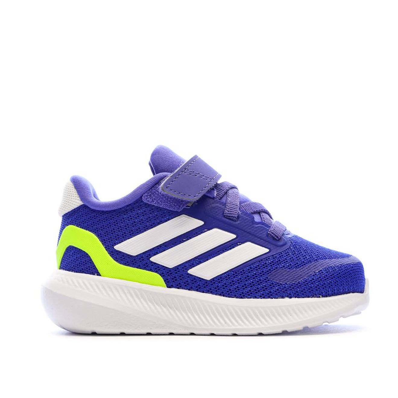 Basket Garçon Textile Runfalcon Bleu