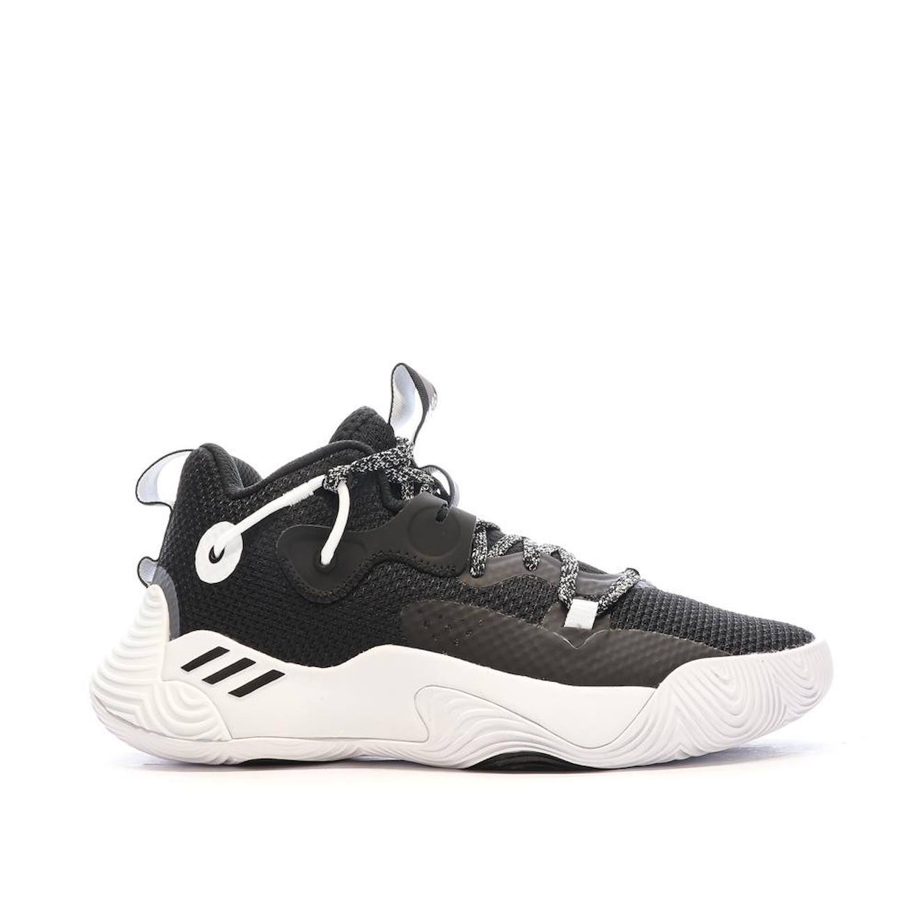 Chaussures De Basketball Fille Textile Noir