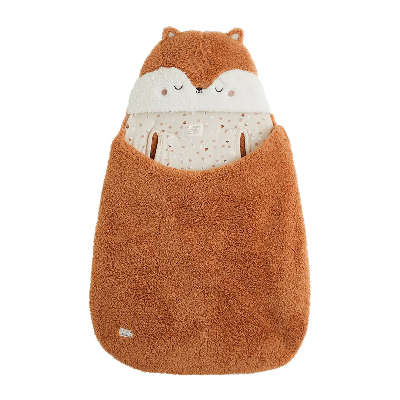Nid D'ange En Sherpa Caramel Marron (Petit Beguin) - Image 1