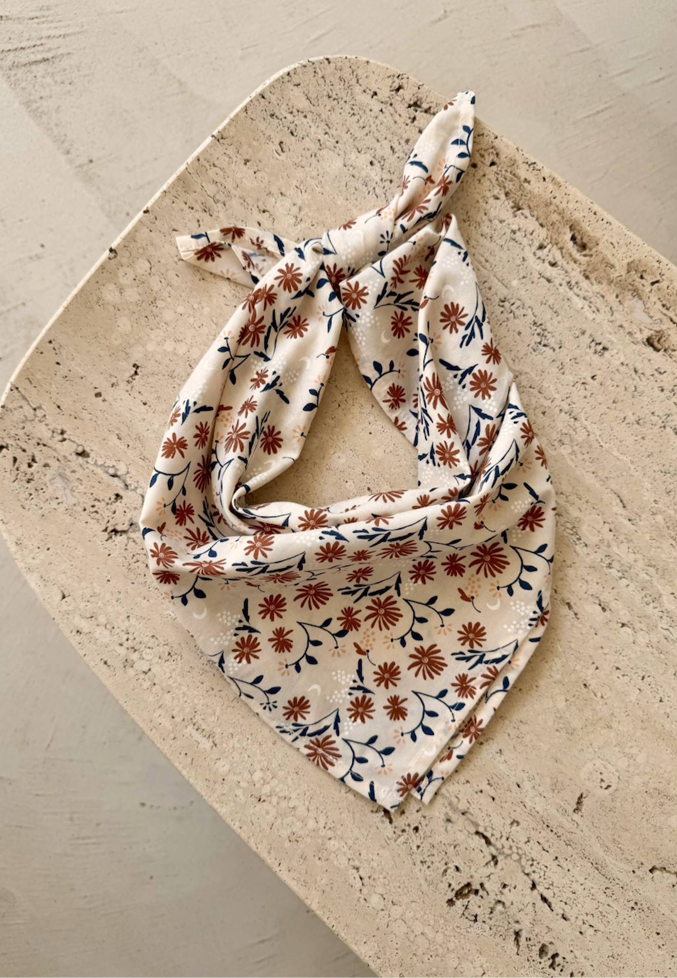 Foulard En Popeline Ollie Vanille