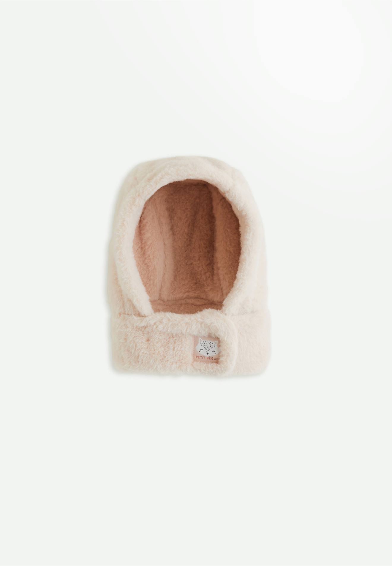 Cagoule Bébé En Fausse Fourrure Doucette Rose