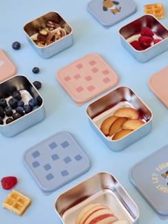 -Lot de 3 boîtes à goûter en inox LÄSSIG