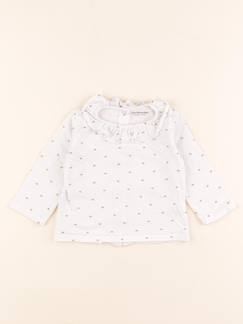 Seconde main-Fille-T-shirt, sous pull-Tee-shirt - 9 mois