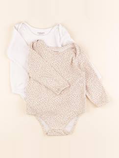 Lot de 2 bodies en coton - 18 mois  - vertbaudet enfant