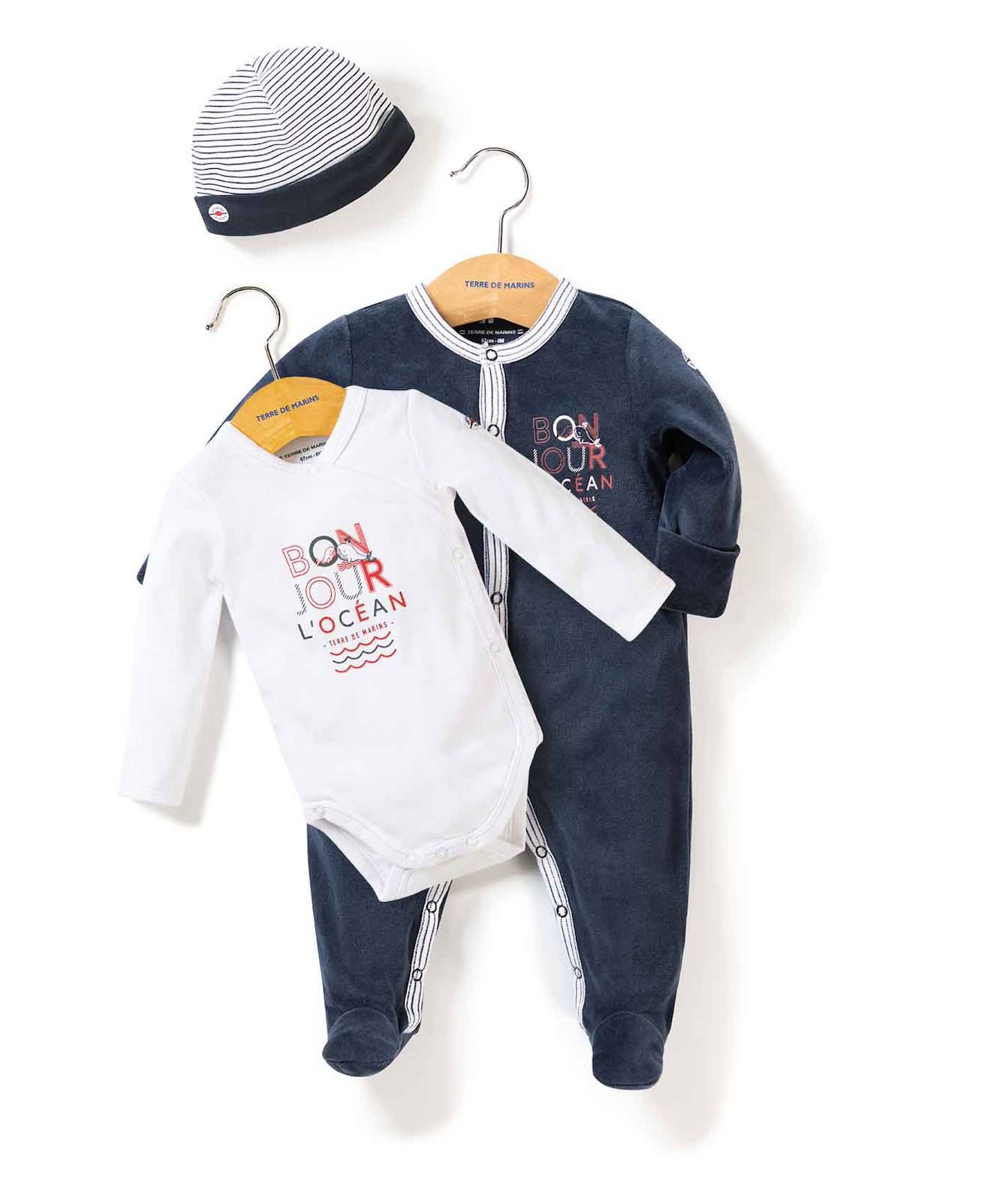 Ensemble Bébé 3 Pièces Bébé Garçon Indigo