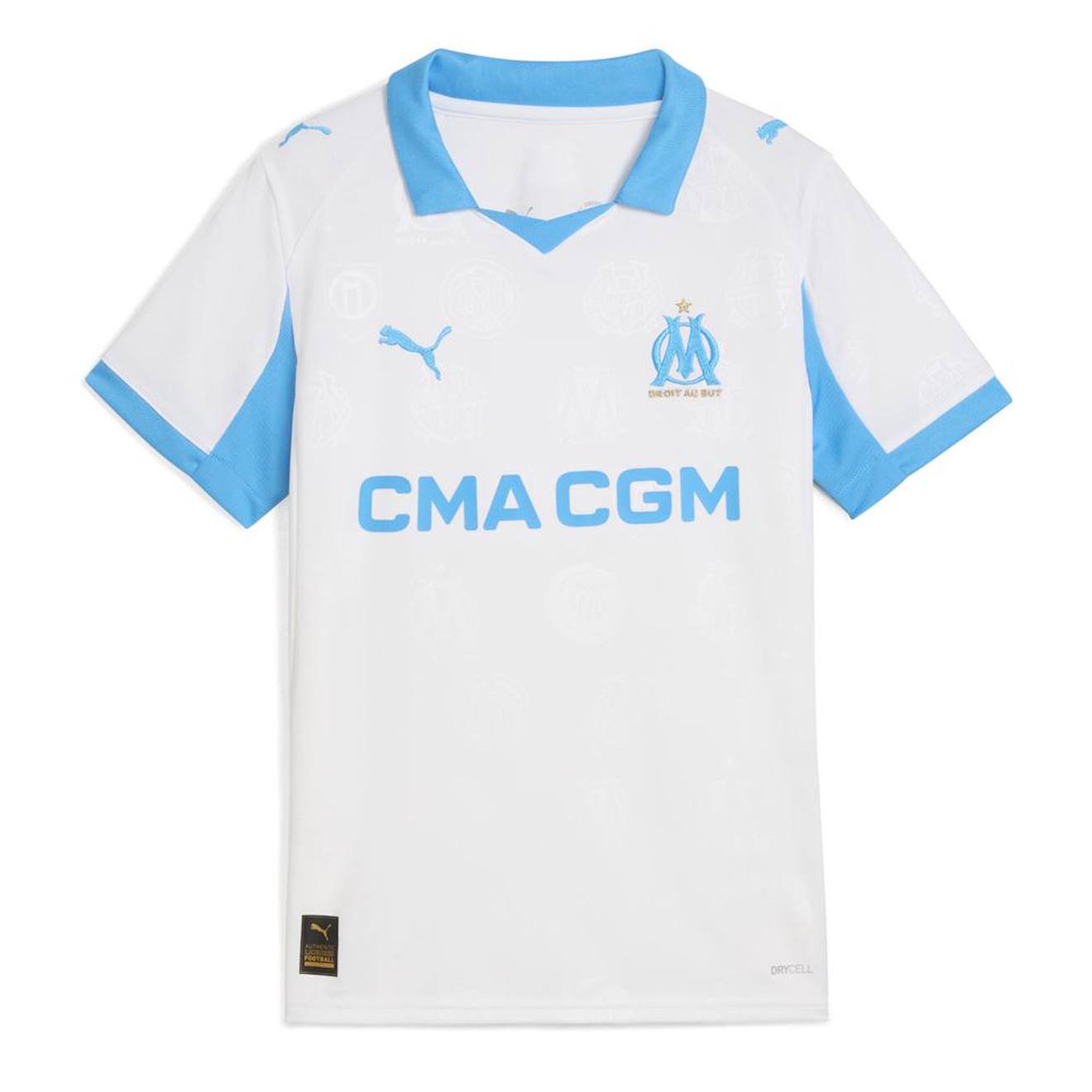 Om Maillot De Football Garçon Om Blanc