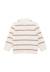 Pull bébé fille Fond blanc casse raye rose 4 - vertbaudet enfant 