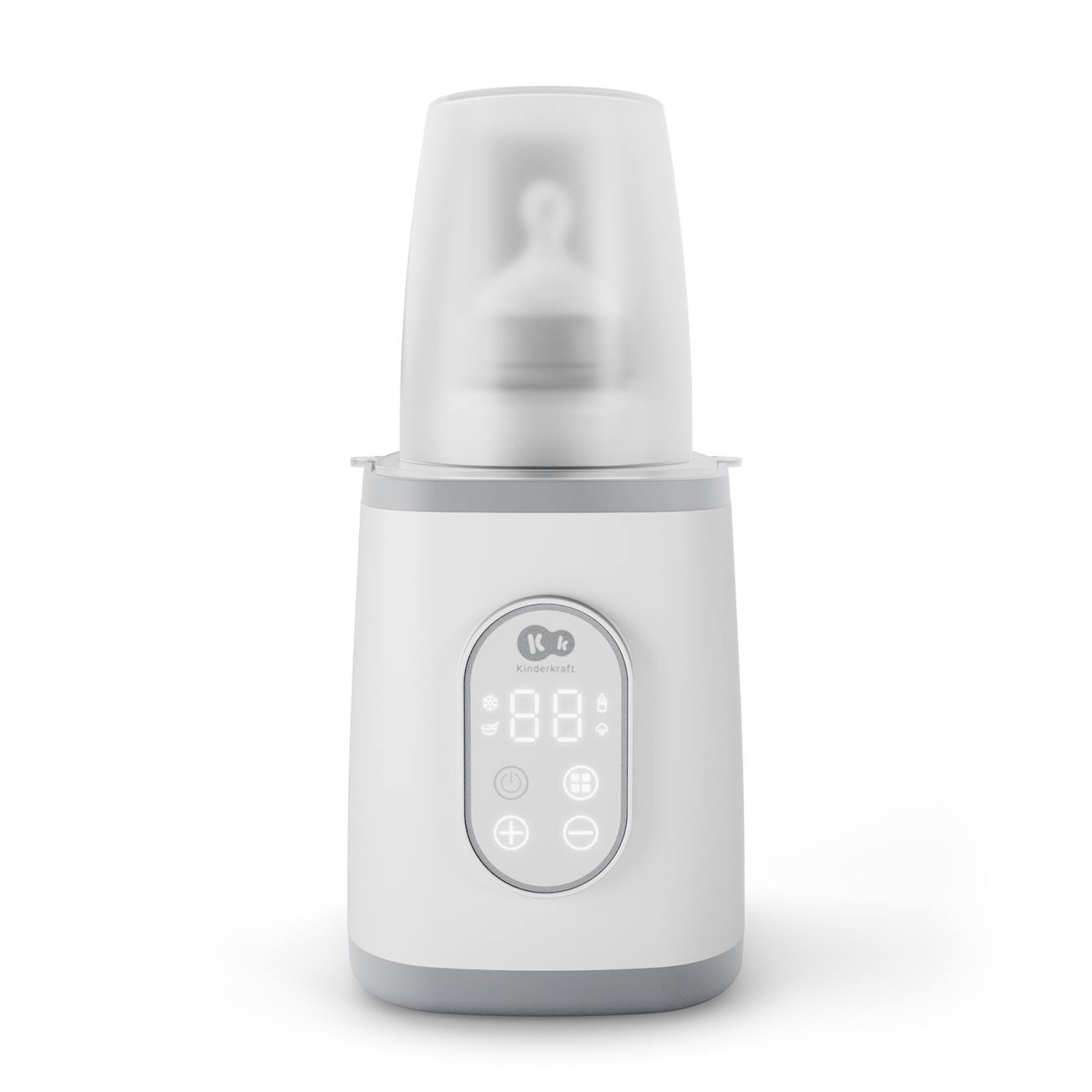 Chauffe-biberon Et Chauffe-repas Mivo 5 Fonctions Avec Stérilisation Vapeur Et Écran Tactile Blanc