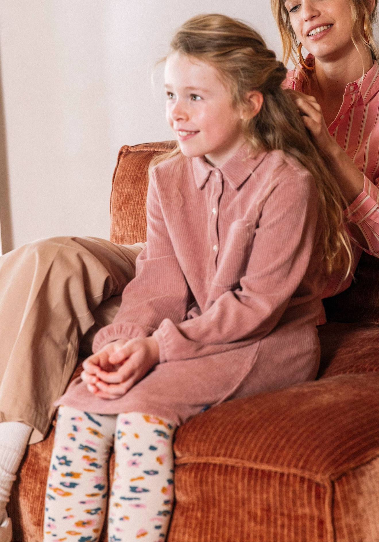 Robe Manches Longues Fille Rose Robe Manches Longues Fille Rose