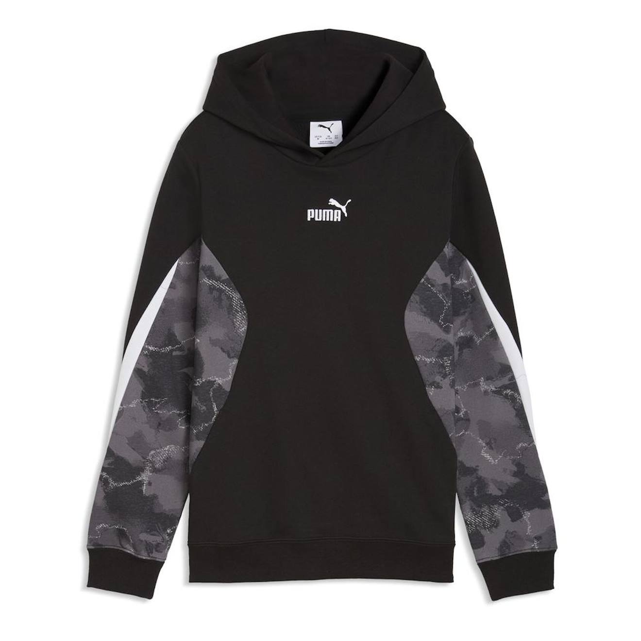 Sweat Garçon Class Hoodie Camo Noir