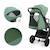 Poussette DAVE pliage automatique à une main, surface de couchage 93 cm, harnais magnétique 22 kg légère Beige+Gris+Marron+Noir 10 - vertbaudet enfant 
