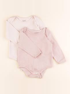 Lot de 2 bodies en coton - 18 mois  - vertbaudet enfant