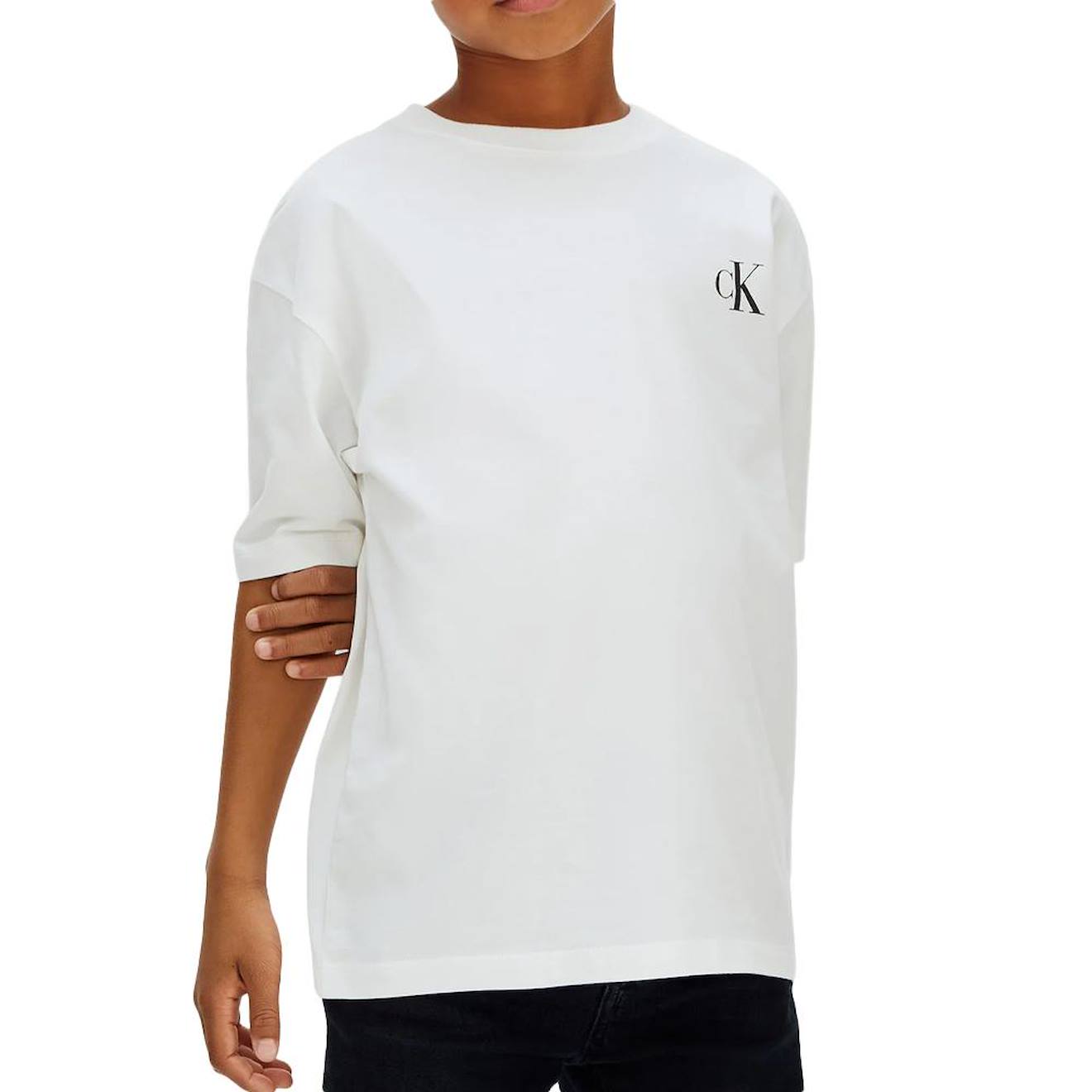 T-shirt Manches Longues Garçon Bridge Blanc