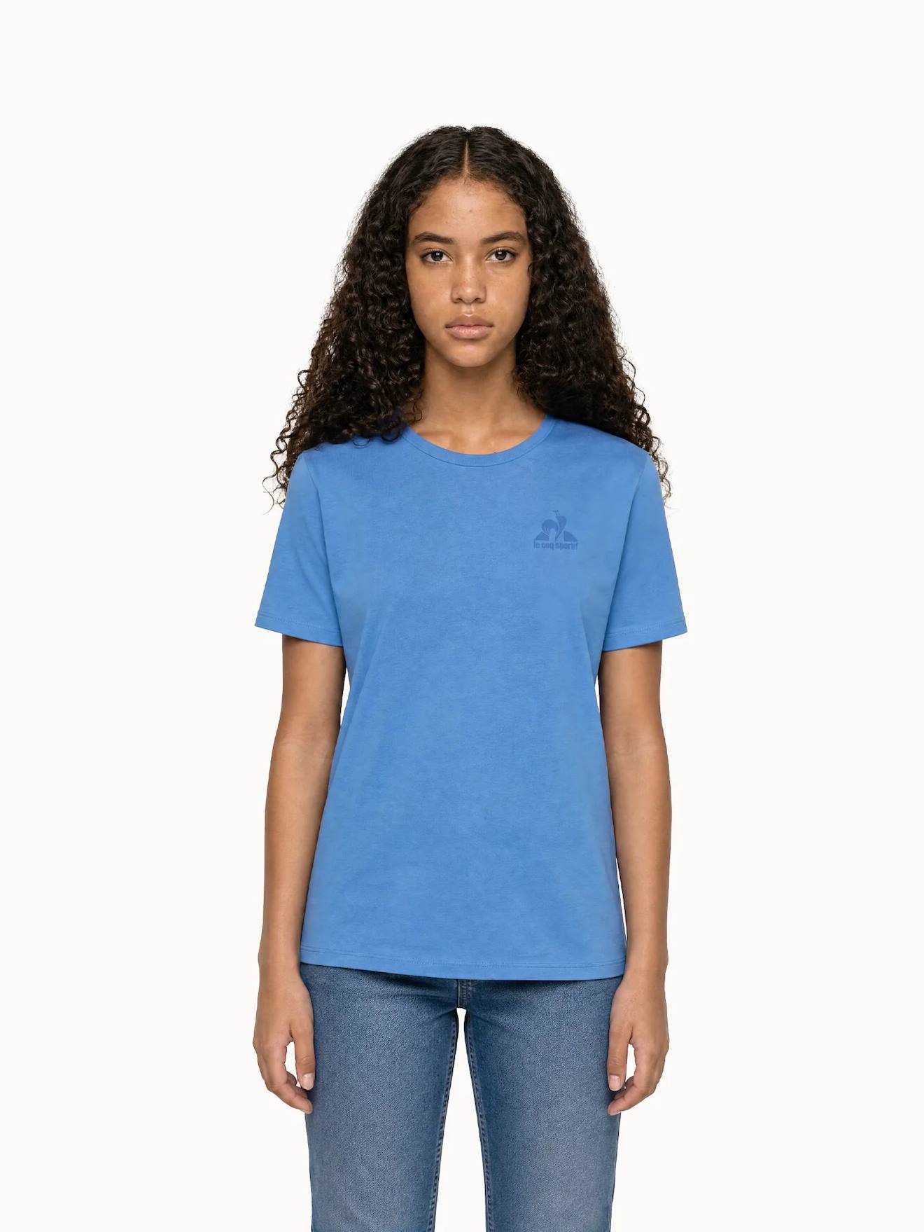 T-shirt En Jersey De Coton Drop Blue T-shirt En Jersey De Coton Drop Blue