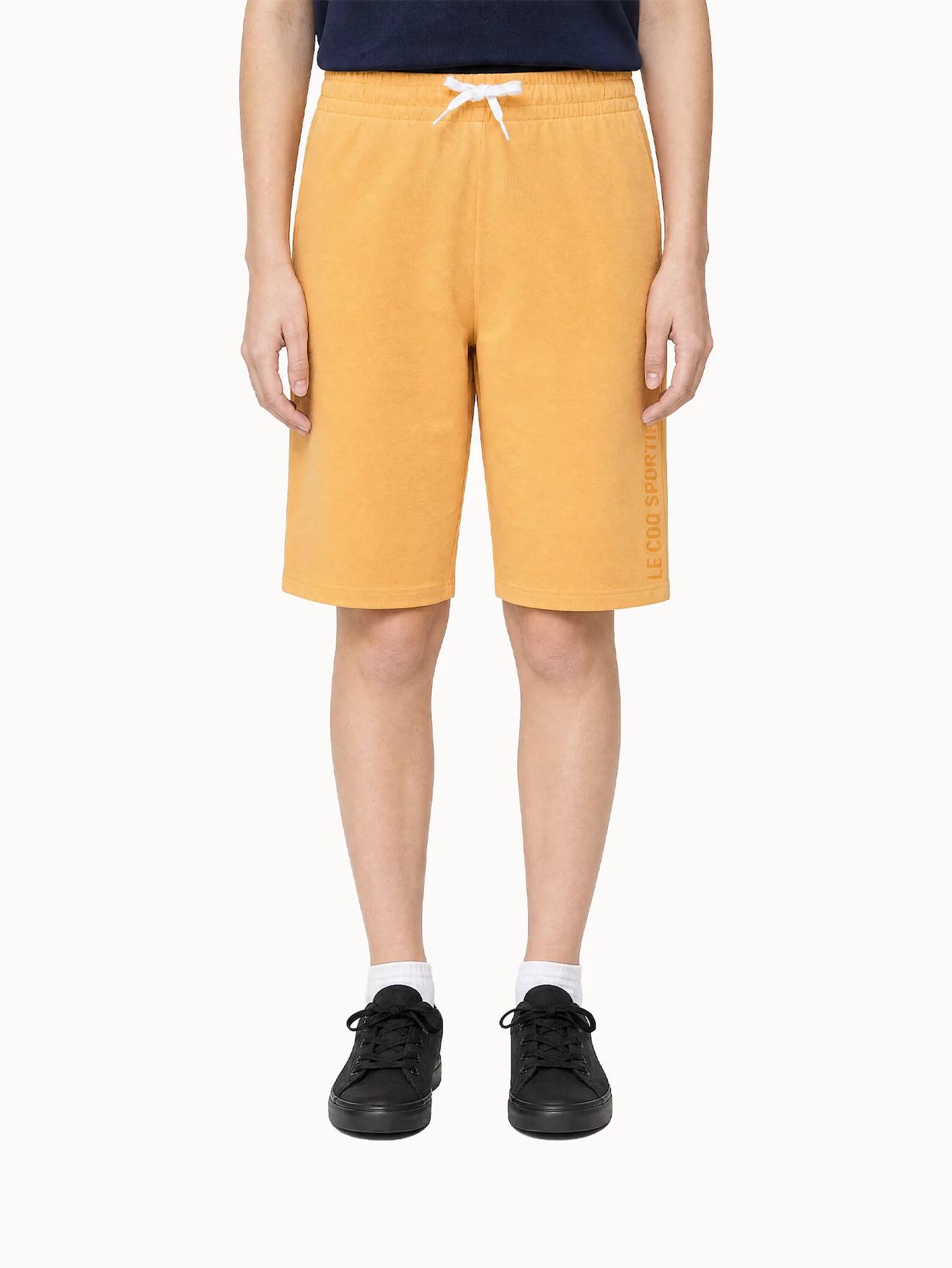 Short En Jersey De Coton Drop Orange