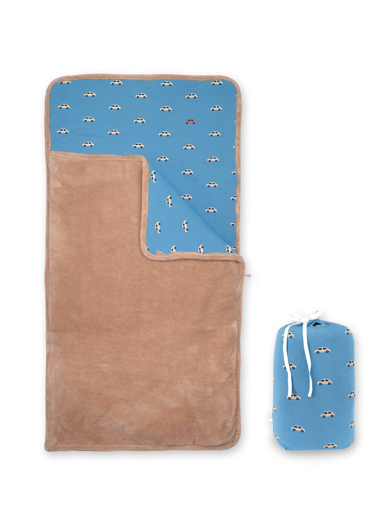 Sac De Couchage - Tog 3 Cocon Moelleux Marron Et Bleu