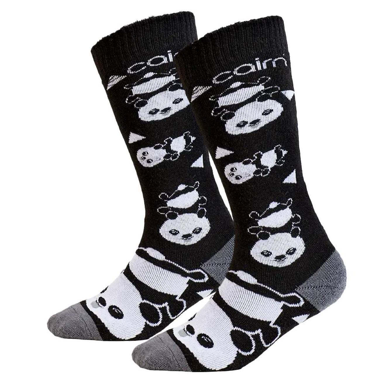 X2 Paires De Chaussettes Enfant Spirit Noir