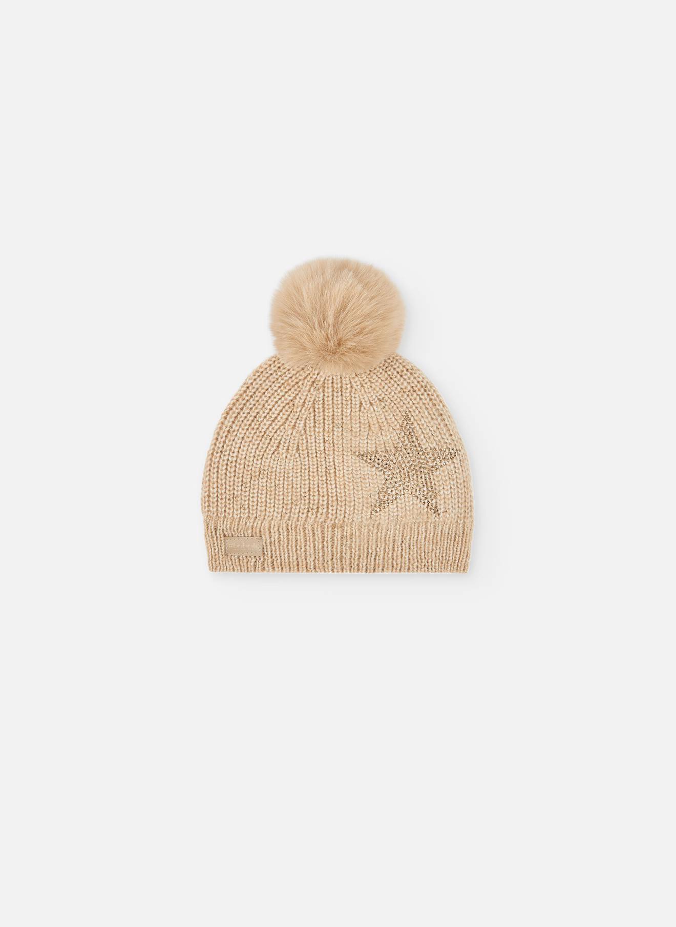 Bonnet Avec Étoile Et Pompon Jaune
