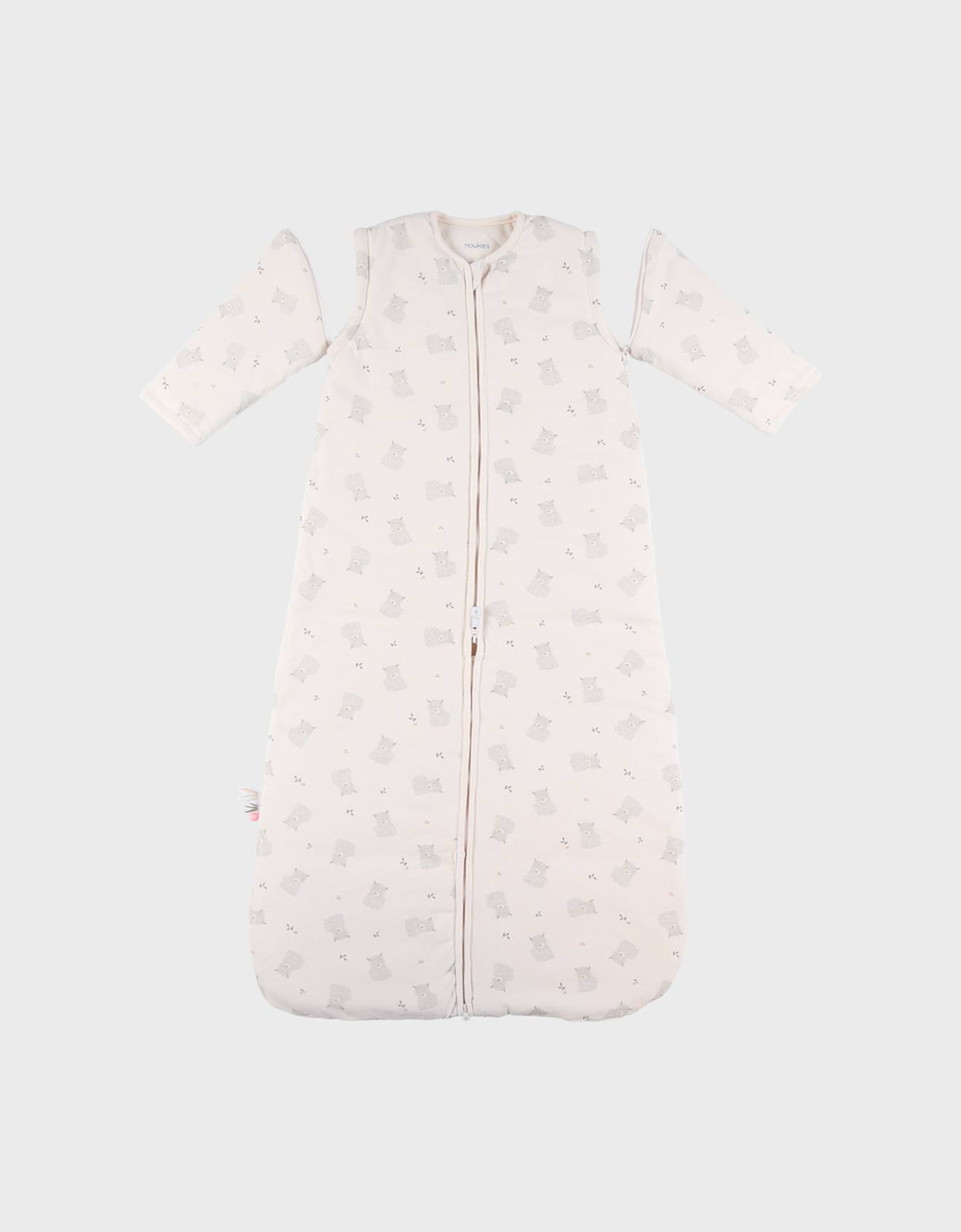 Gigoteuse Manches Amovibles Gaze De Coton Bio Blanc