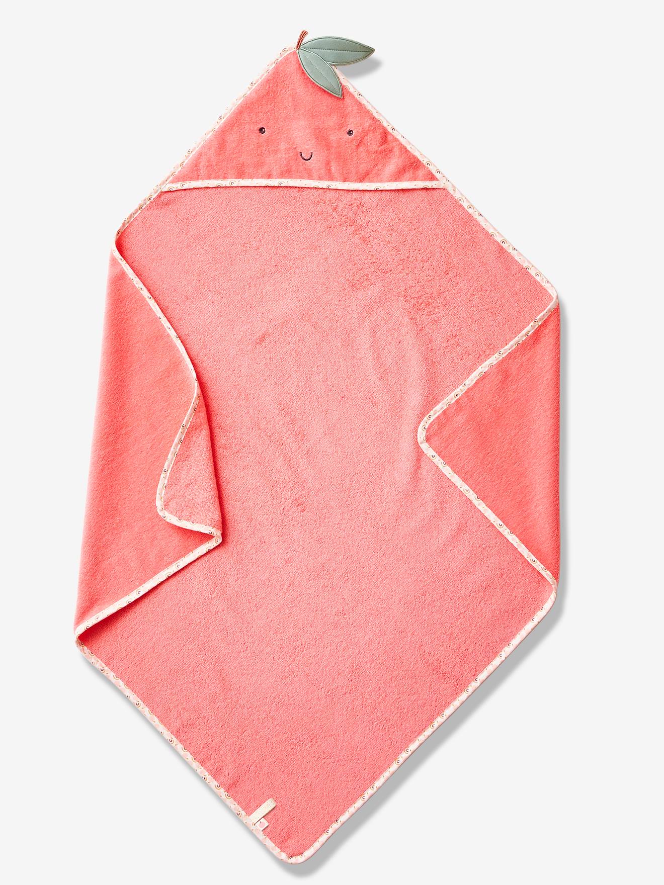 Cape de bain Pommes d'amour rose (Vertbaudet) - Image 2