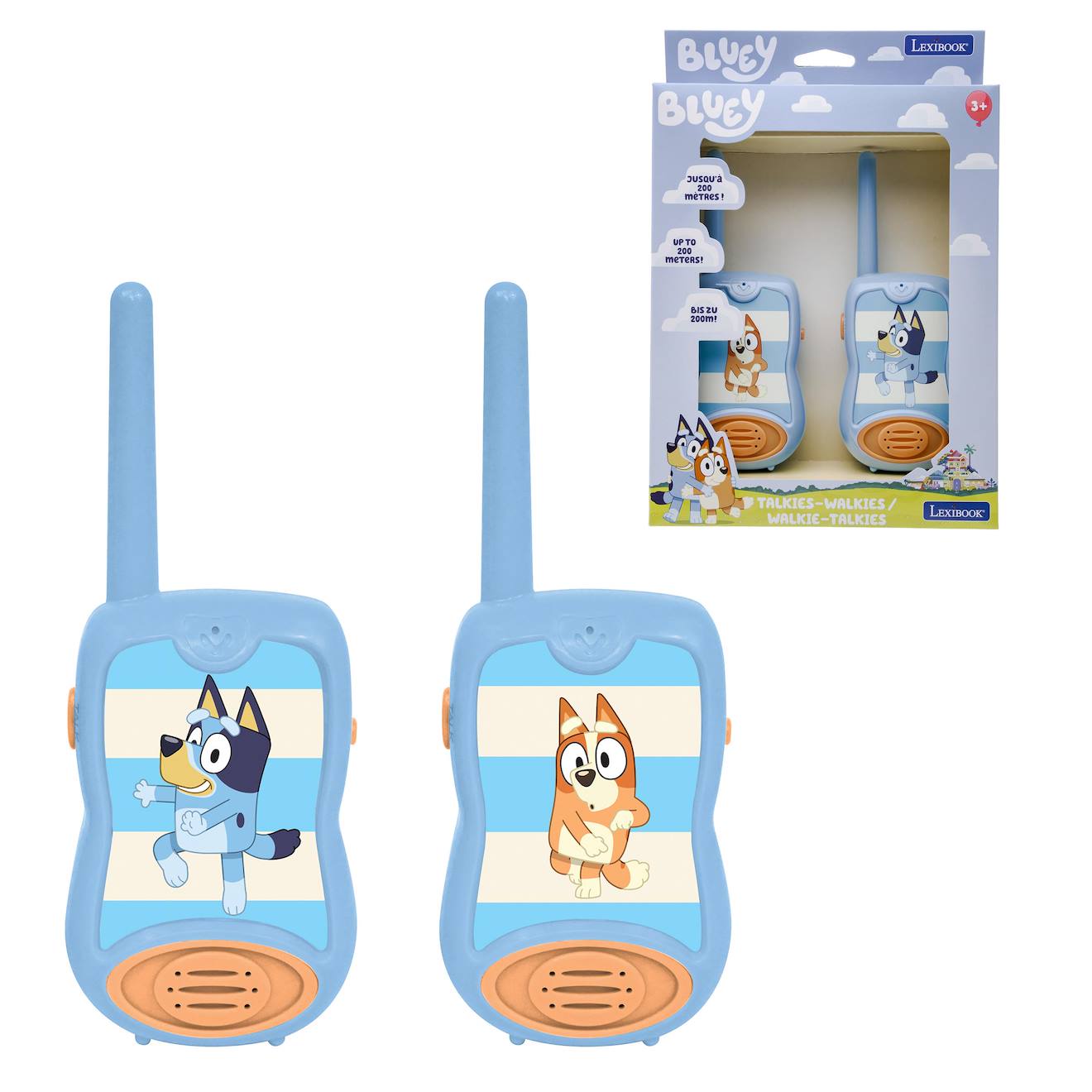 Talkies-walkies Bluey Portée 200m Multicolore