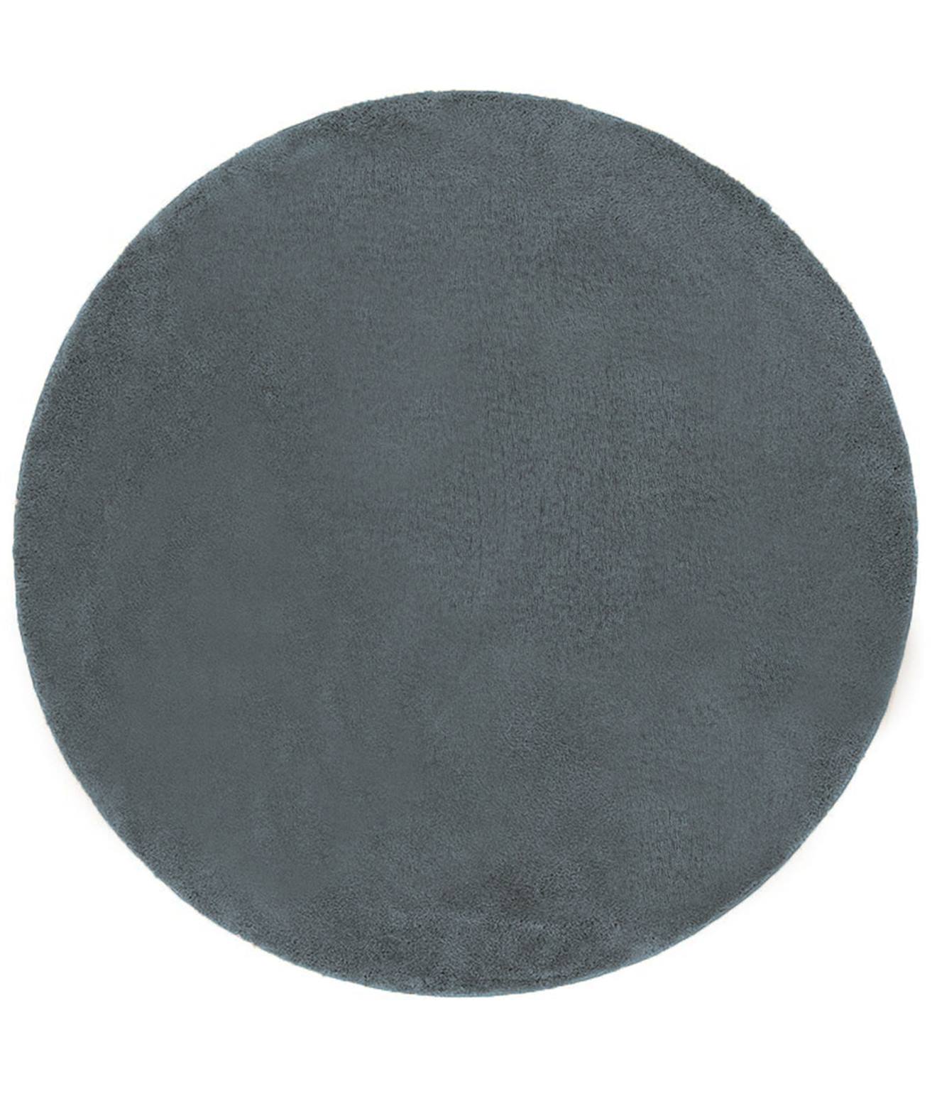 Tapis Ultra Doux Imitation Fourrure Cosy Gris Minéral