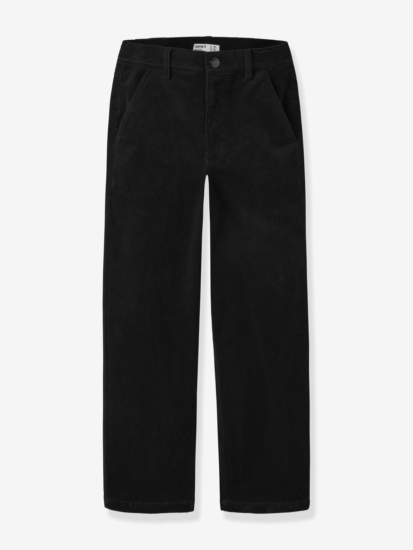 Pantalon droit en velours côtelé garçon name it noir Pantalon droit en velours côtelé garçon name it noir