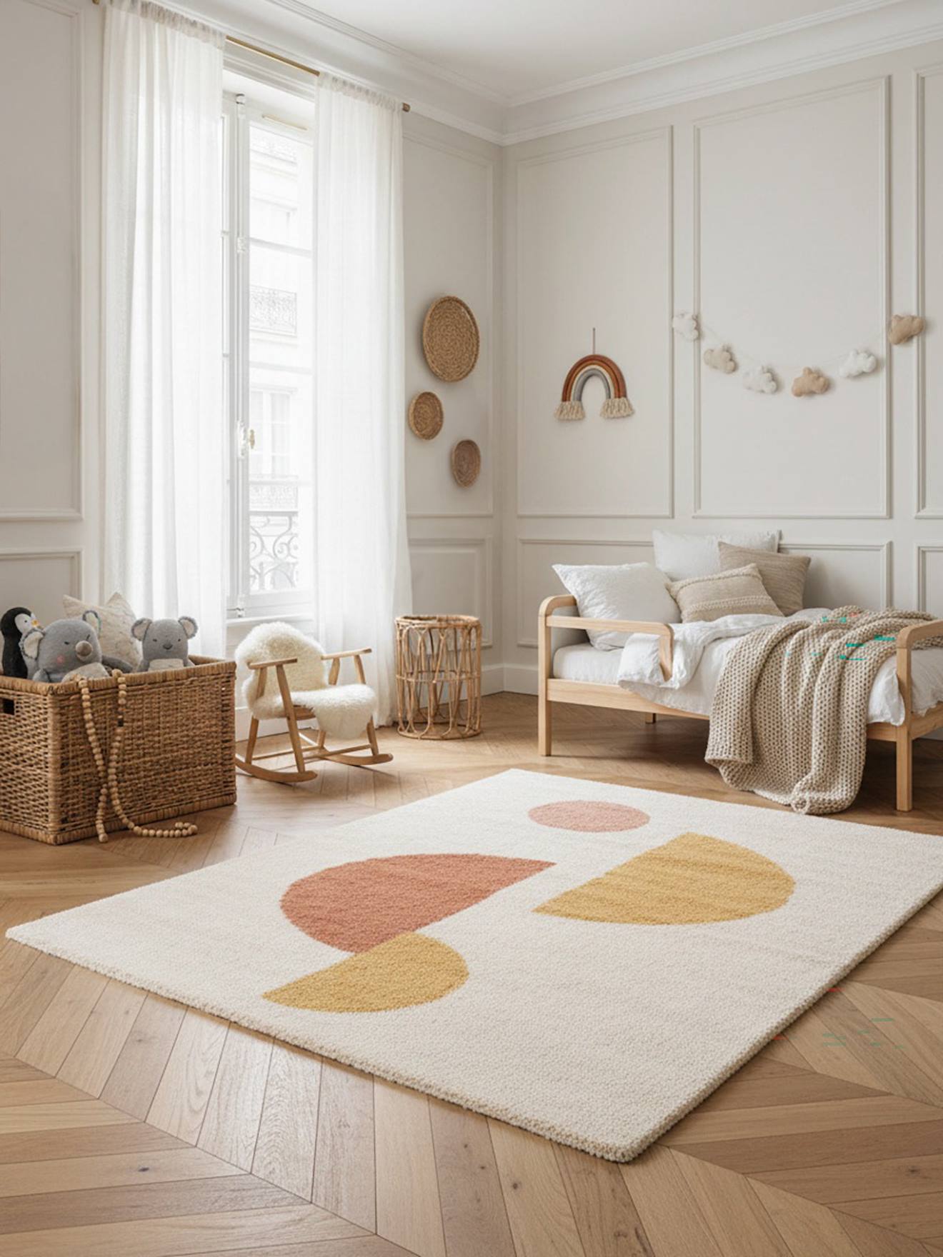 Tapis Shaggy Épais Et Confortable Moon Terracotta (AFK Living) - Image 1