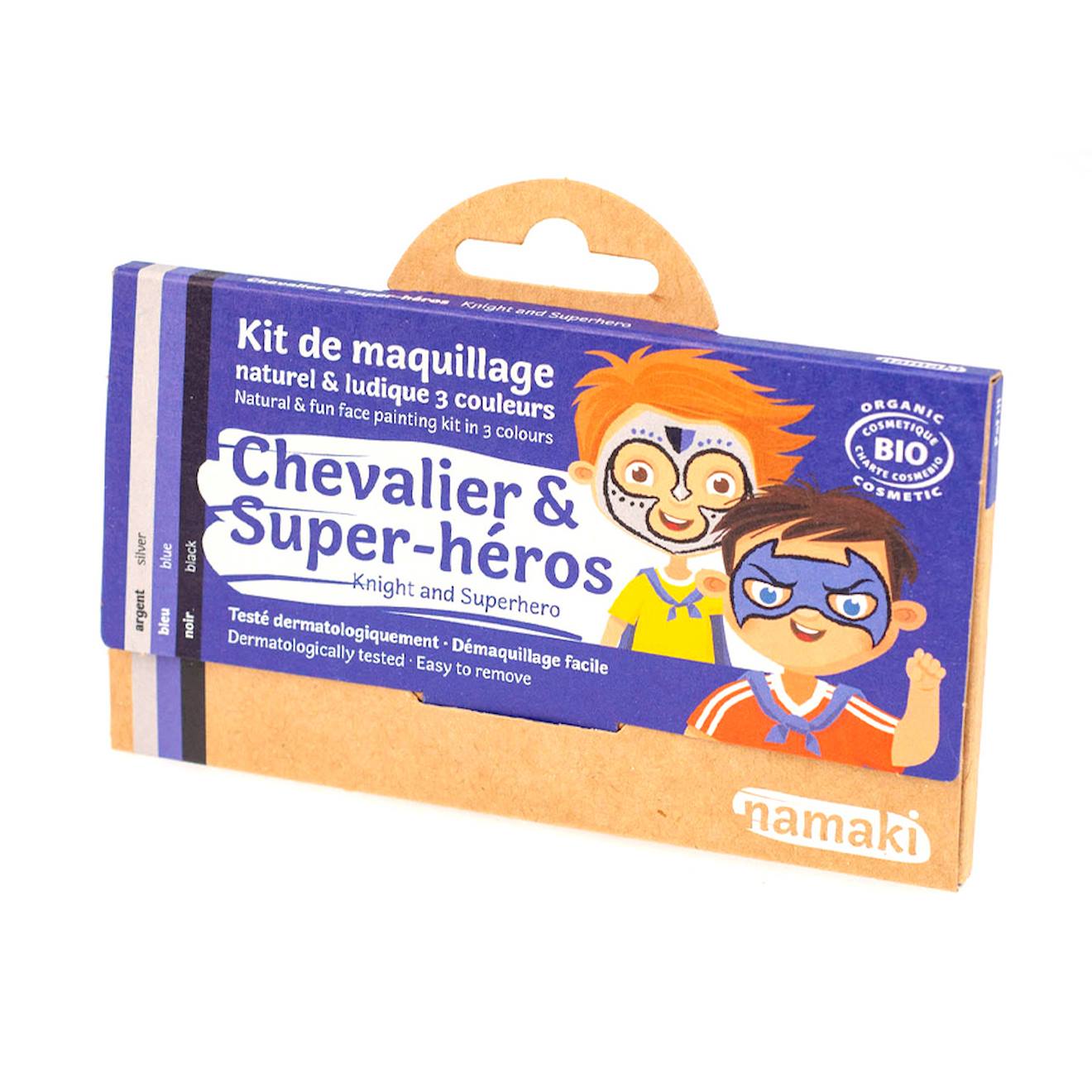Kit De Maquillage 3 Couleurs Chevalier Et Super-héros Multicolore