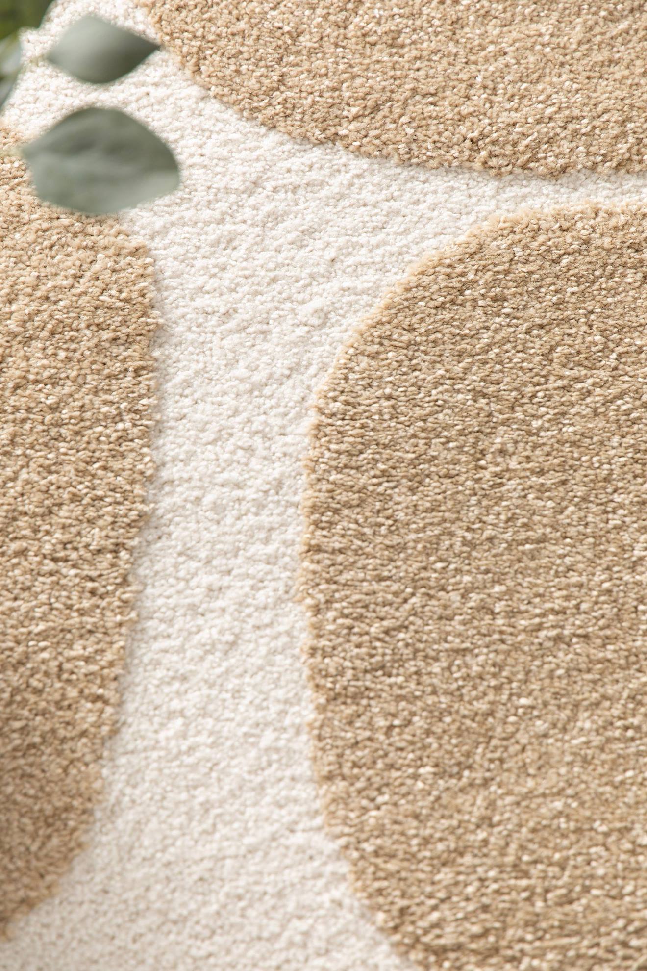 Tapis Doux À Motifs En Relief Blossom Brun Naturel (AFK Living) - Image 2