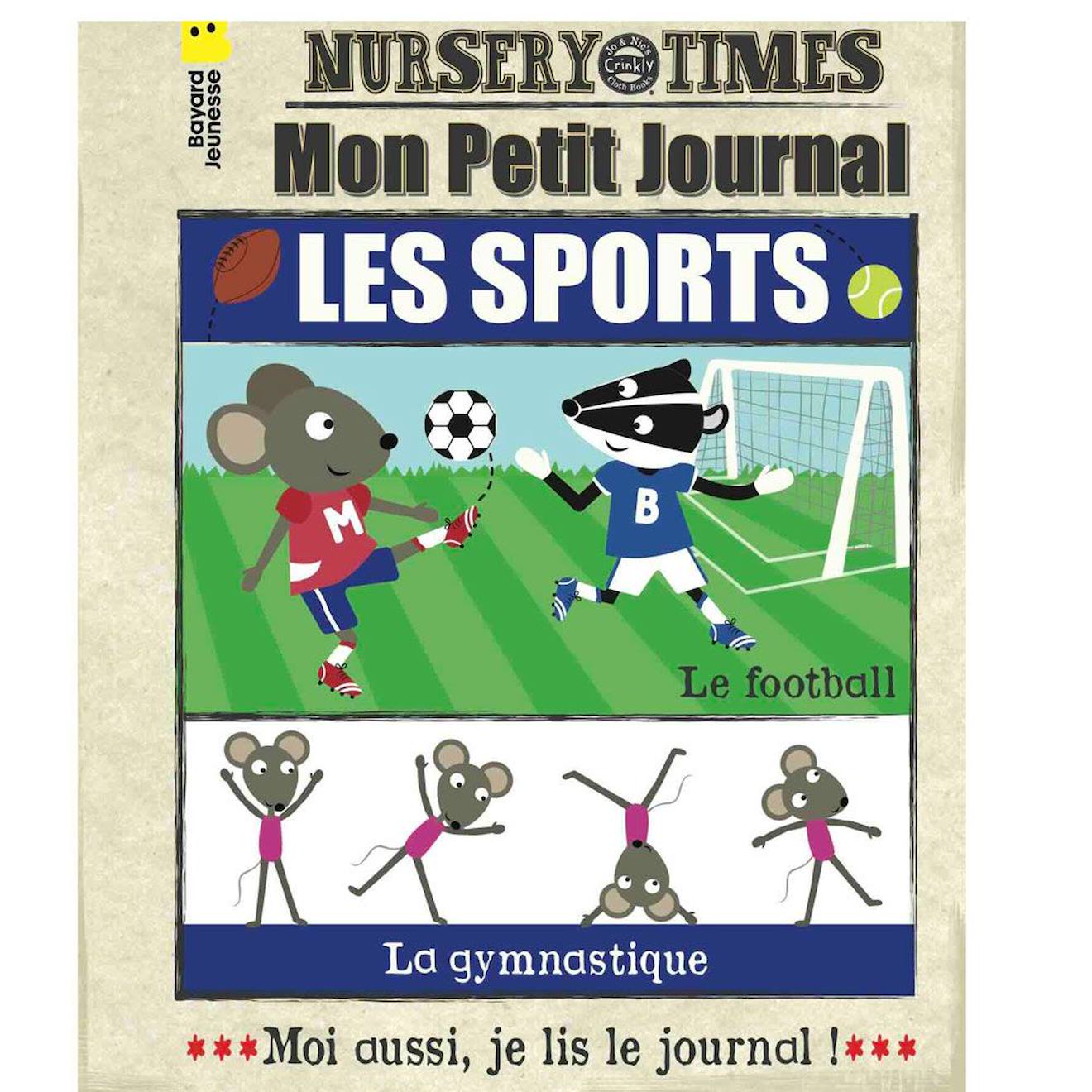 Livre D'éveil - Mon Petit Journal À Froisser - Les Sports Multi-coloured (Jo & Nic’S Crinkly) - Image 1