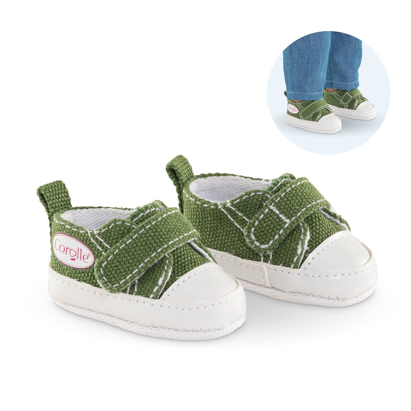 Baskets Kaki Pour Poupée Ma Corolle Multicolore Baskets Kaki Pour Poupée Ma Corolle Multicolore