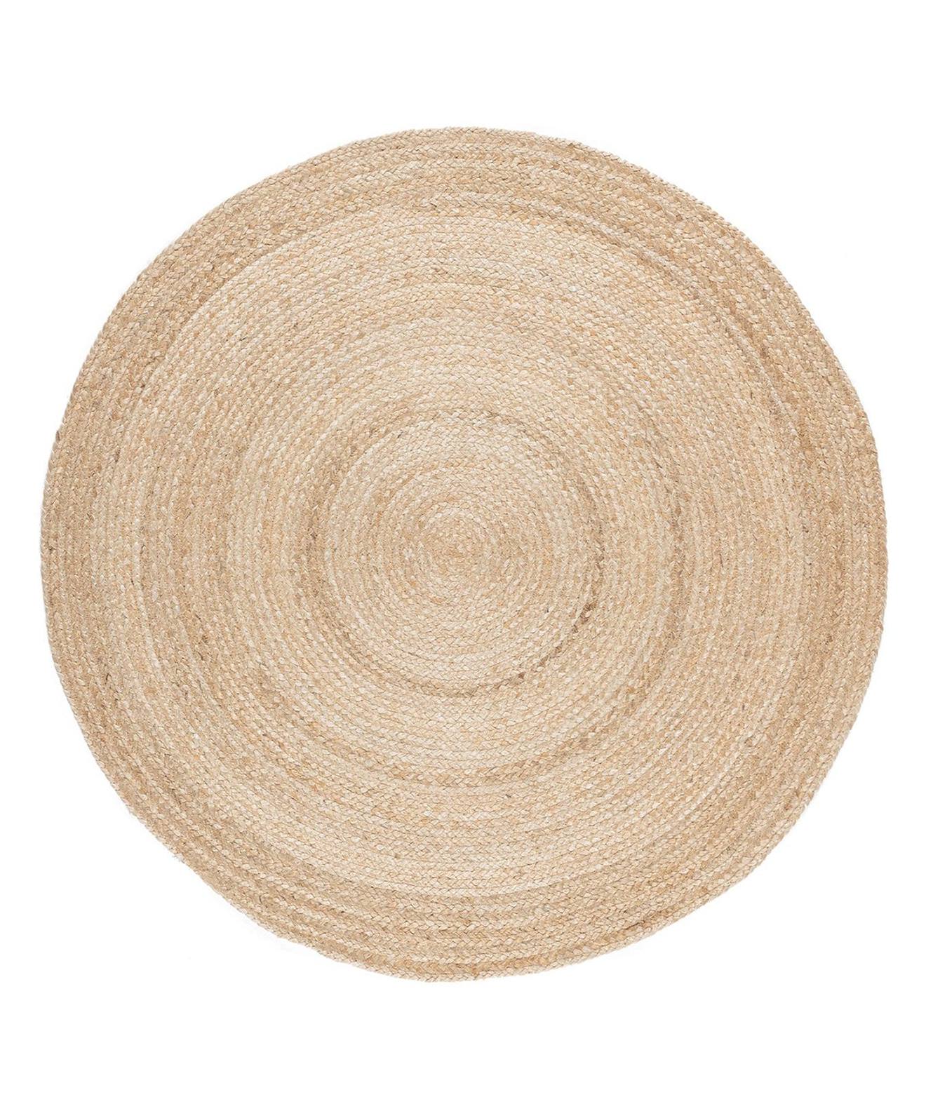 Tapis Rond En Jute Natura Beige Sable (AFK Living) - Couverture