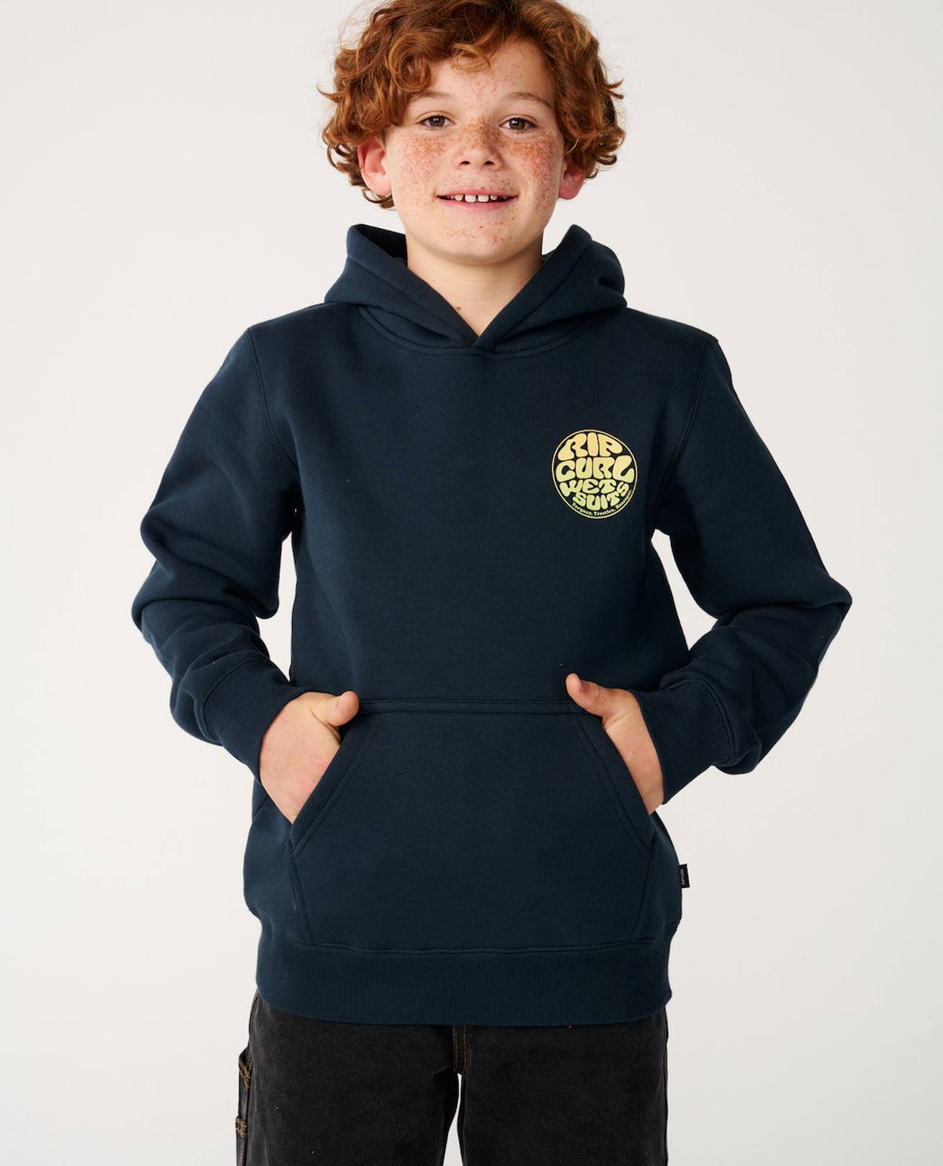 Sweat À Capuche Wetsuit Icon Enfant Bleu Marine Foncé