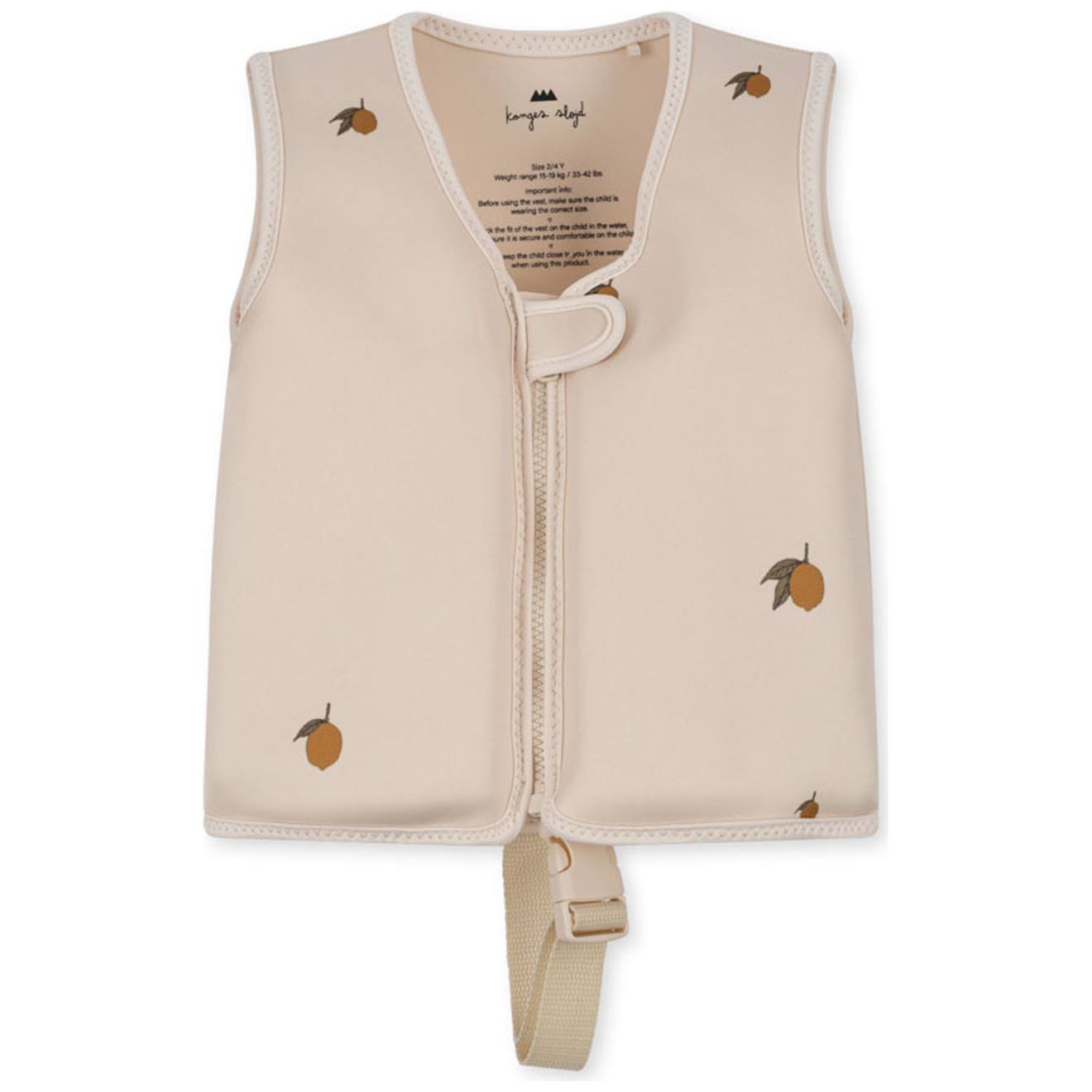 Gilet De Natation Ellis Citron (1-2 Ans) Ecru, Jaune, Vert