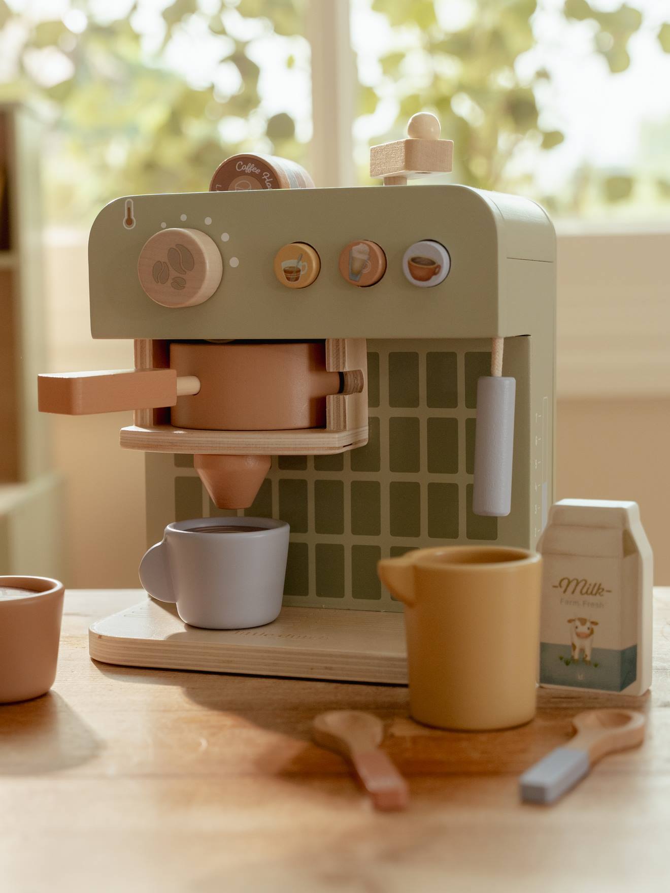 Machine à café vert